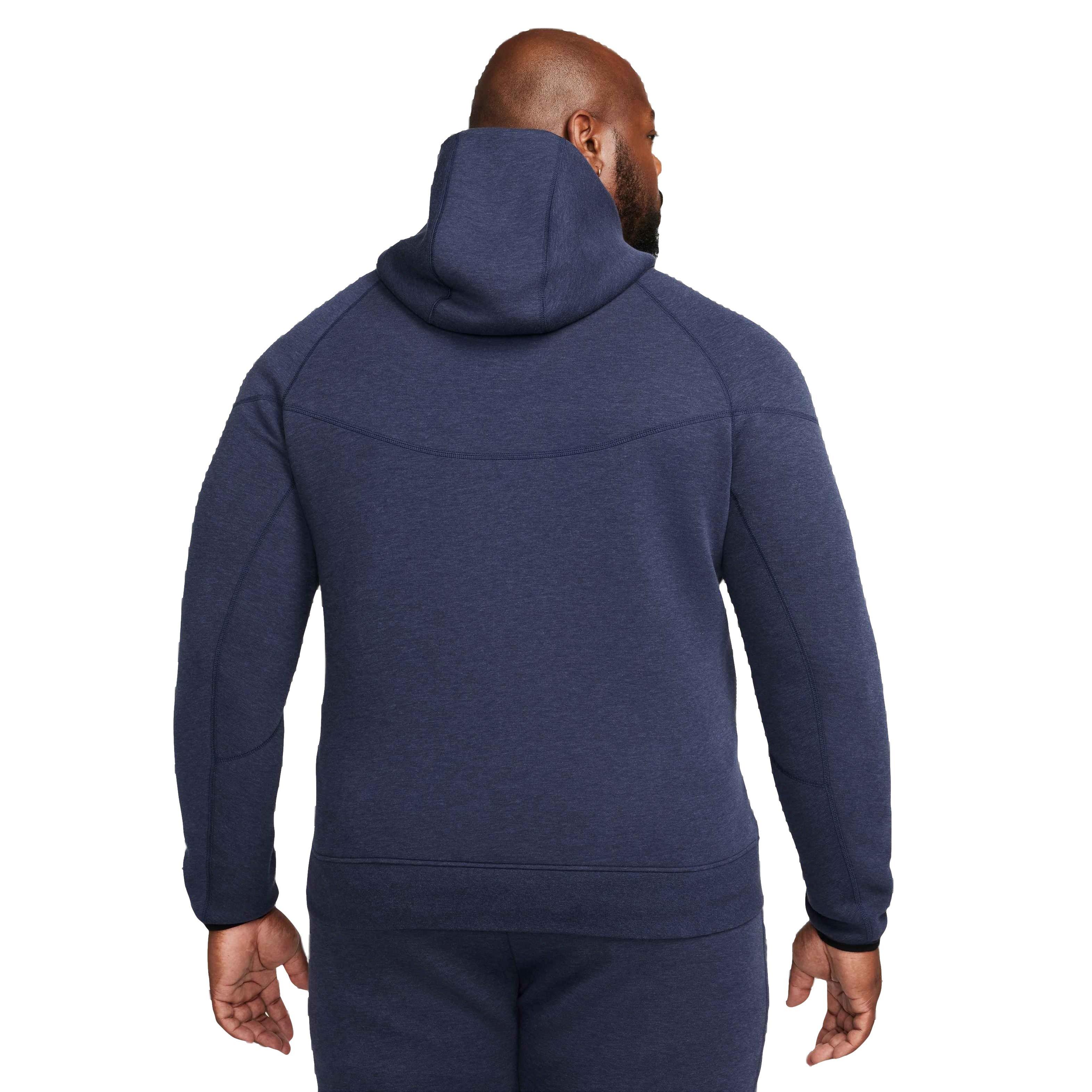 Nike Men's Tech Fleece Full-Zip Windrunner Hoodie - Obsidian - NAVY Thumbnail View 2