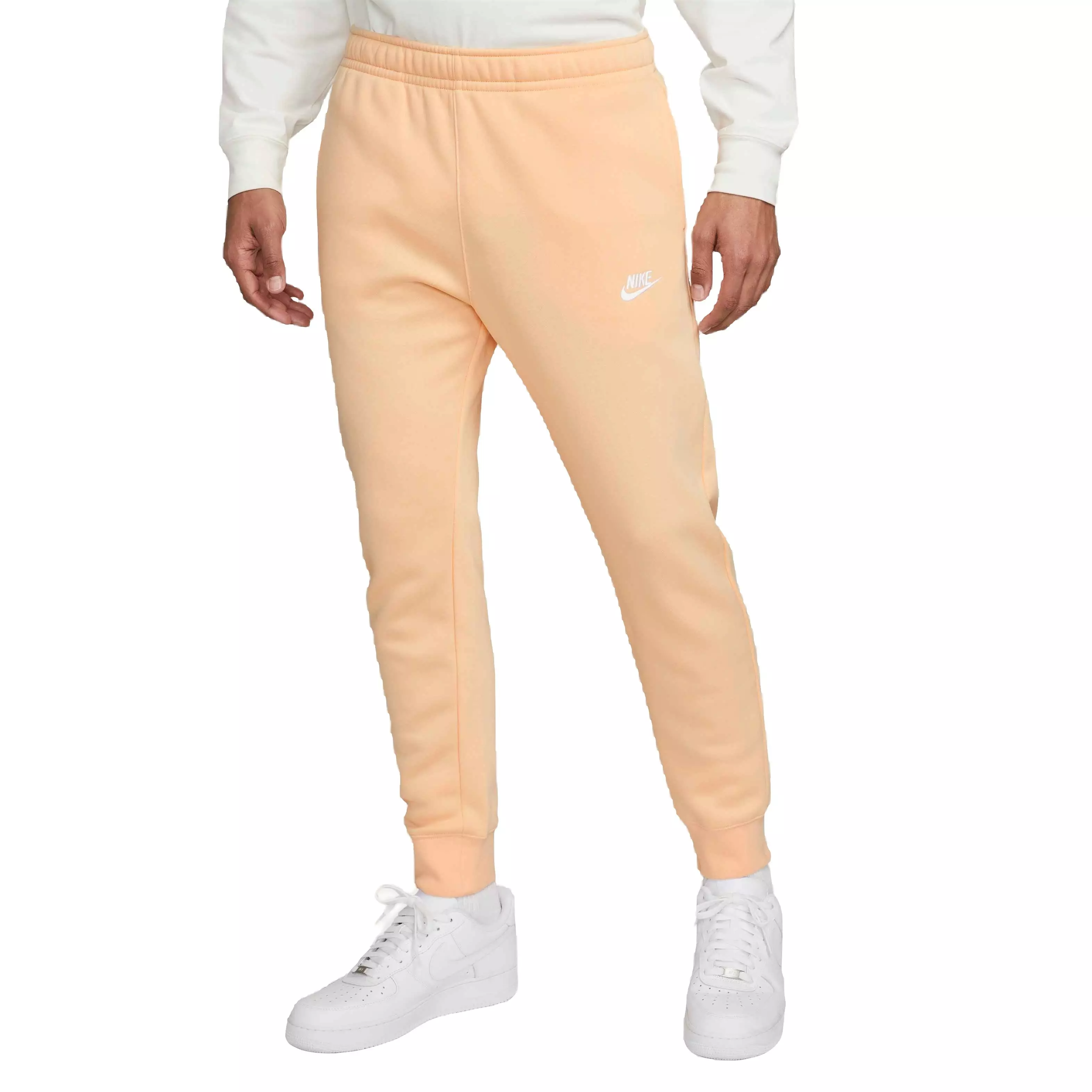 Nike Men's Sportswear Club Fleece Joggers-Orange