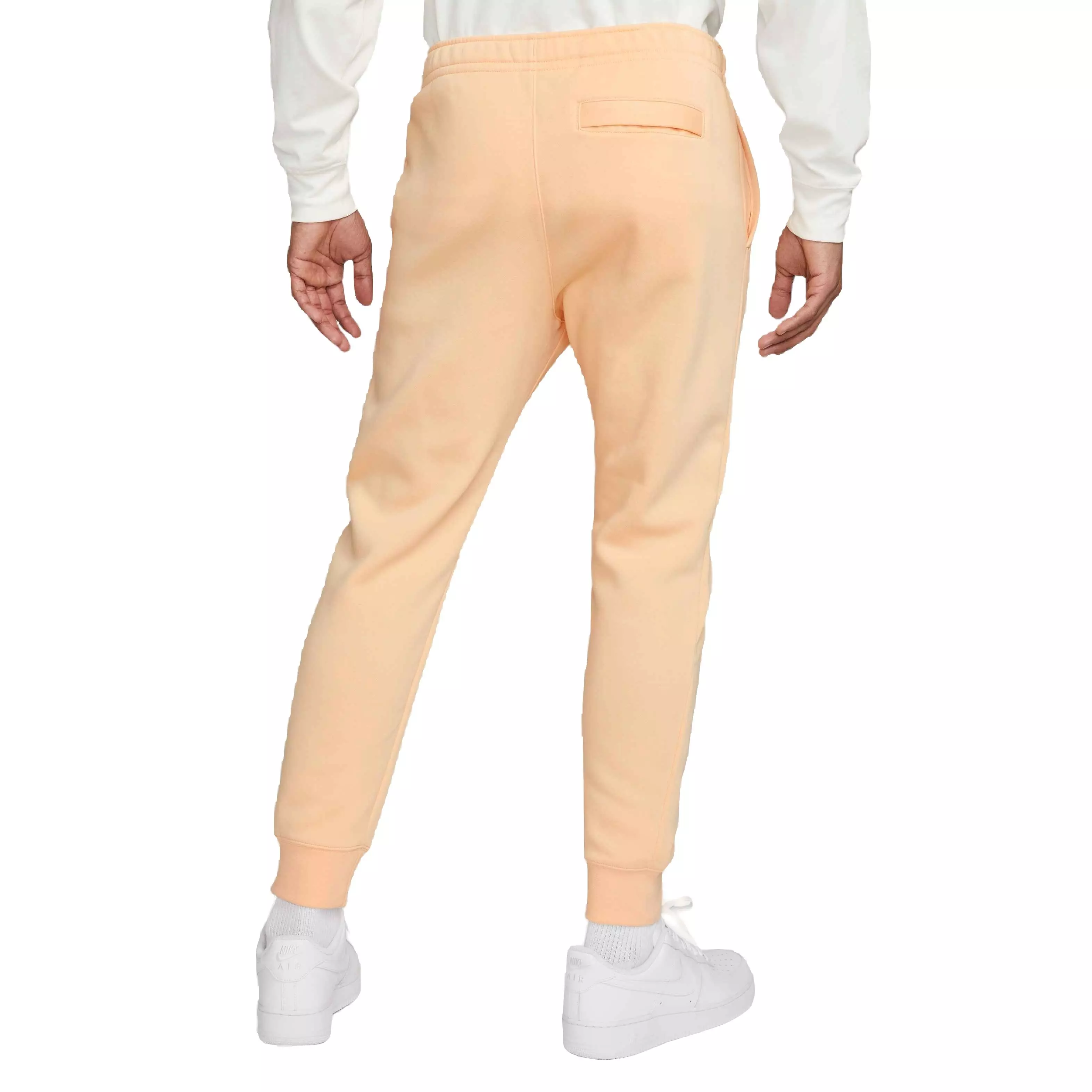 Nike Men's Sportswear Club Fleece Joggers-Orange - ORANGE