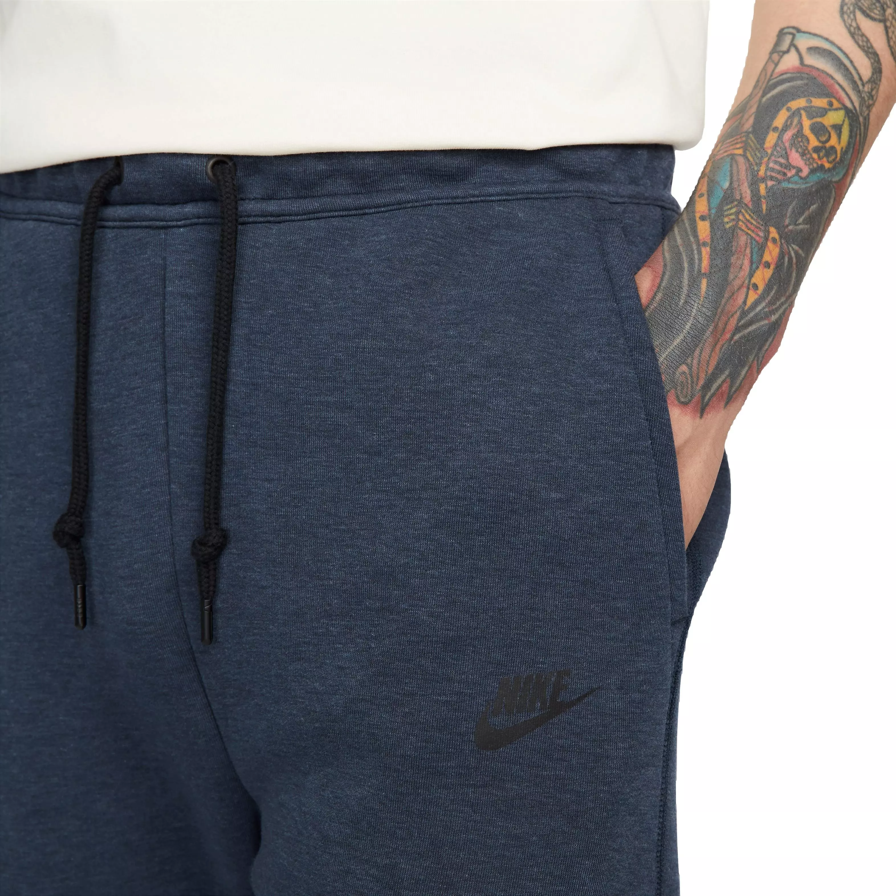 Nike Men's Tech Fleece Slim Fit Joggers-Navy - NAVY