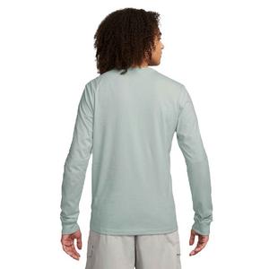 Nike Men's Sportwear Big Swoosh Long-Sleeve Tee-Grey