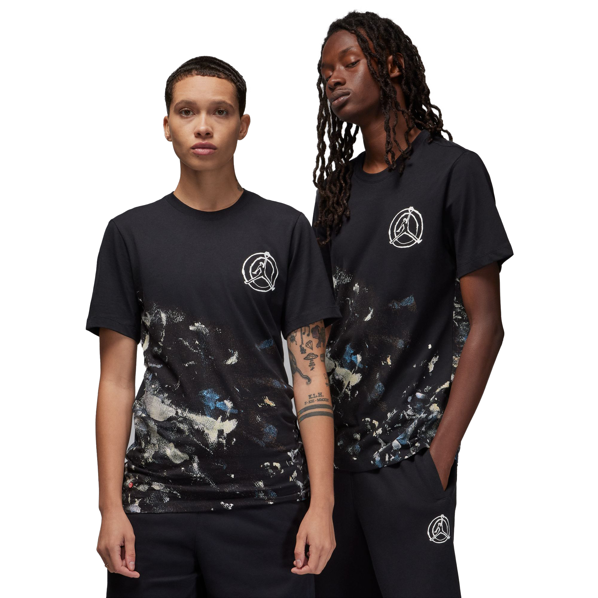 Jordan Men's Flight Artist Series Tee-Black - Hibbett