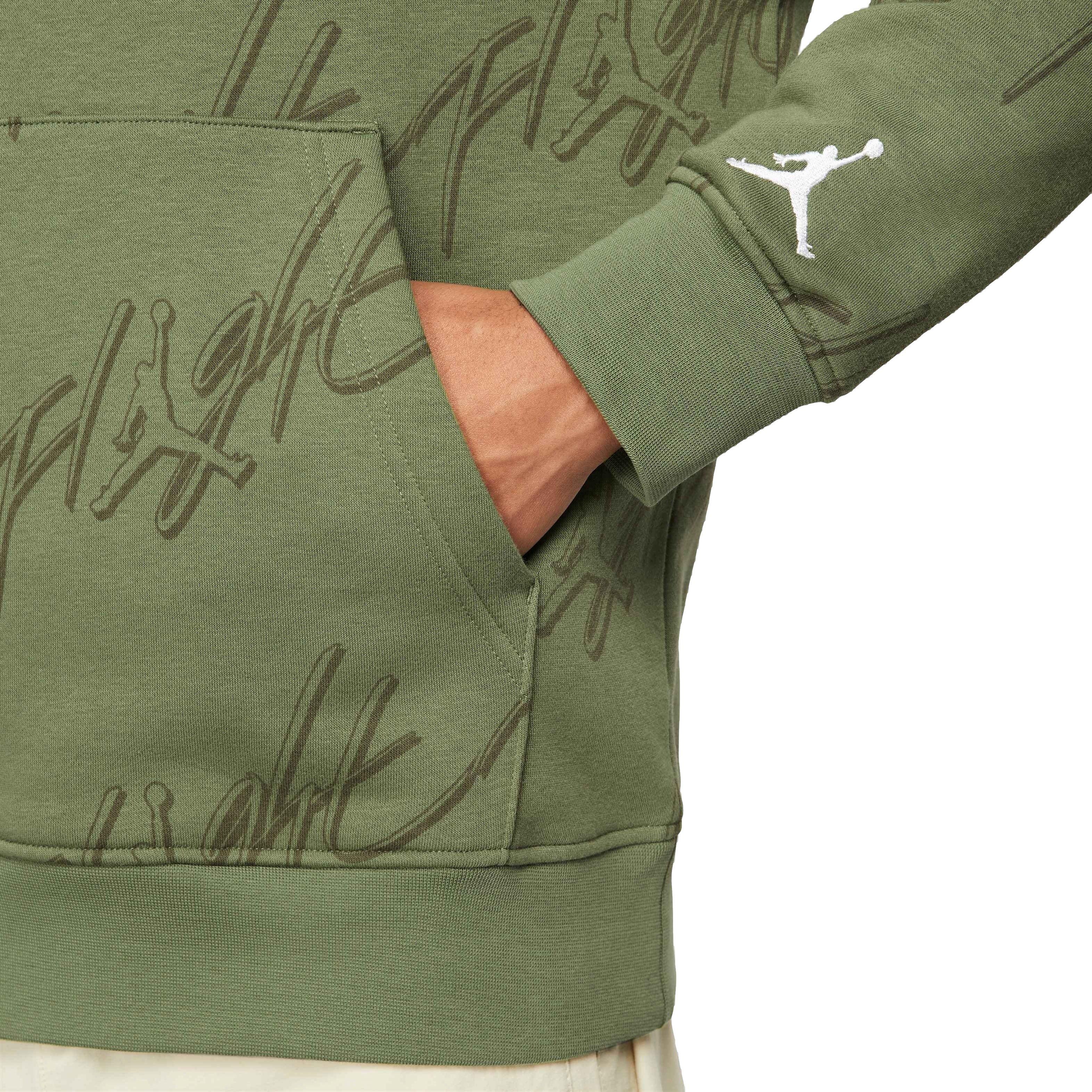 Jordan Essentials Fleece Men's Green Hoodie