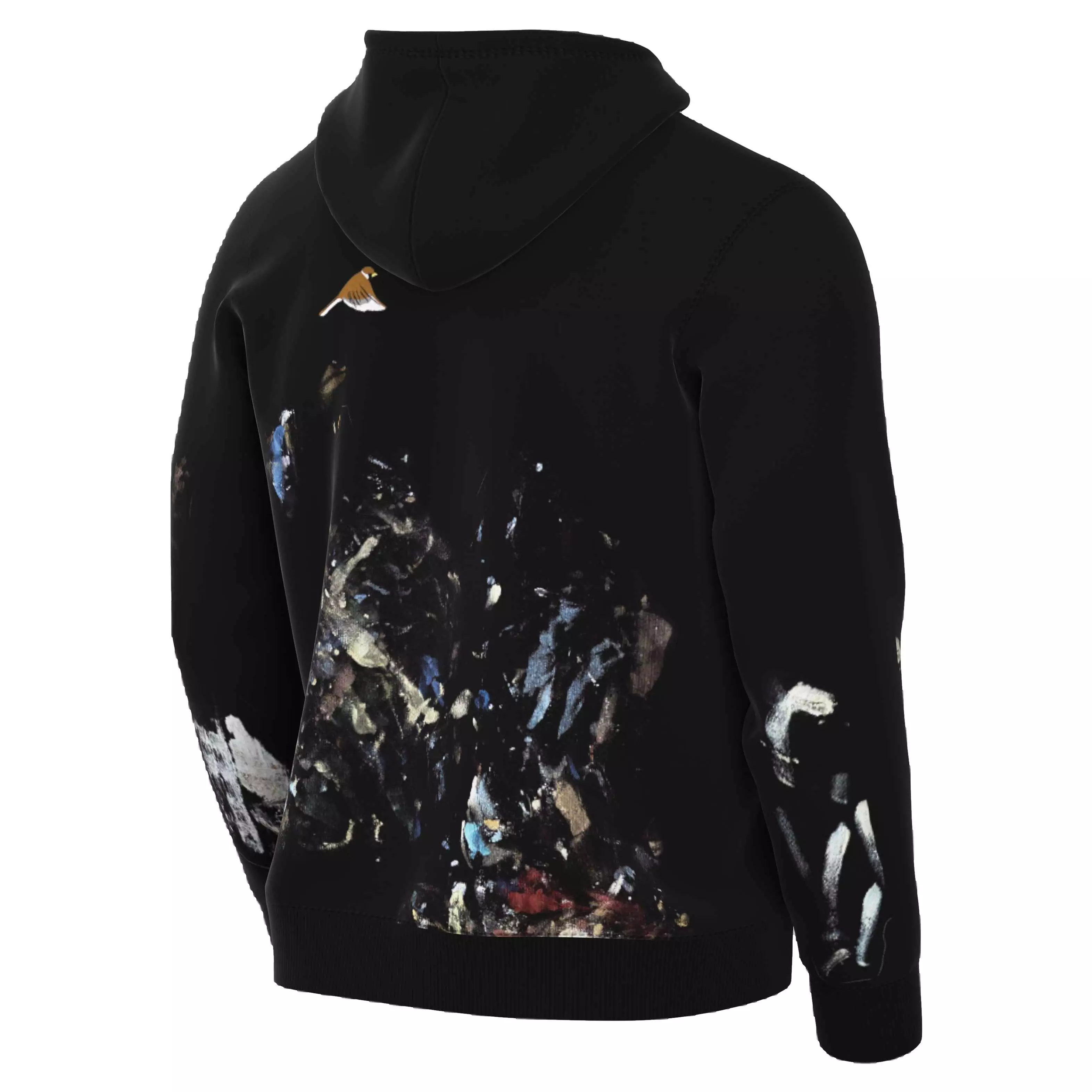 Jordan Men's Flight Artist Series by Jammie Holmes Pullover Hoodie - BLACK