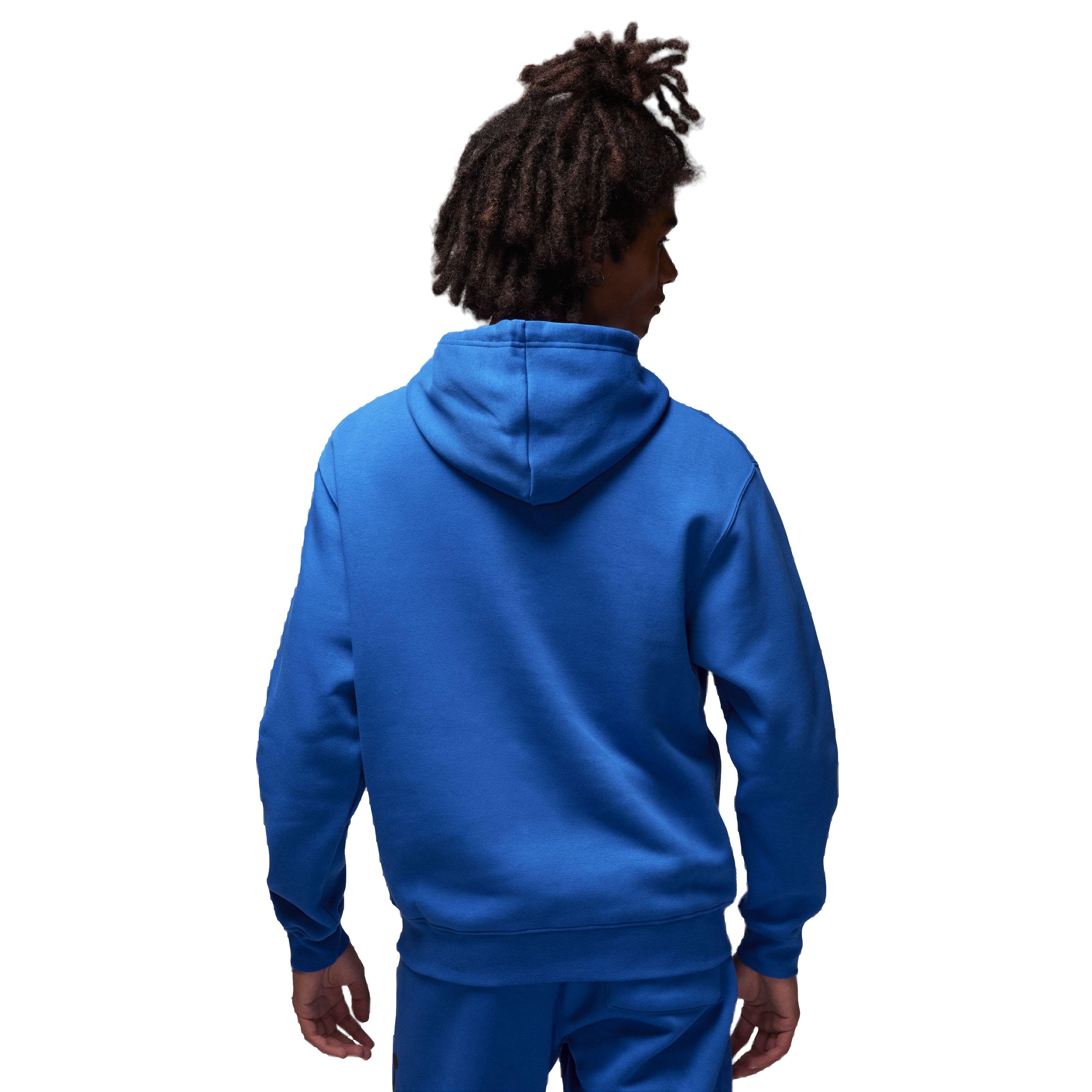 Jordan Men's Essentials Baseline Fleece Pullover Hoodie-Royal - Hibbett