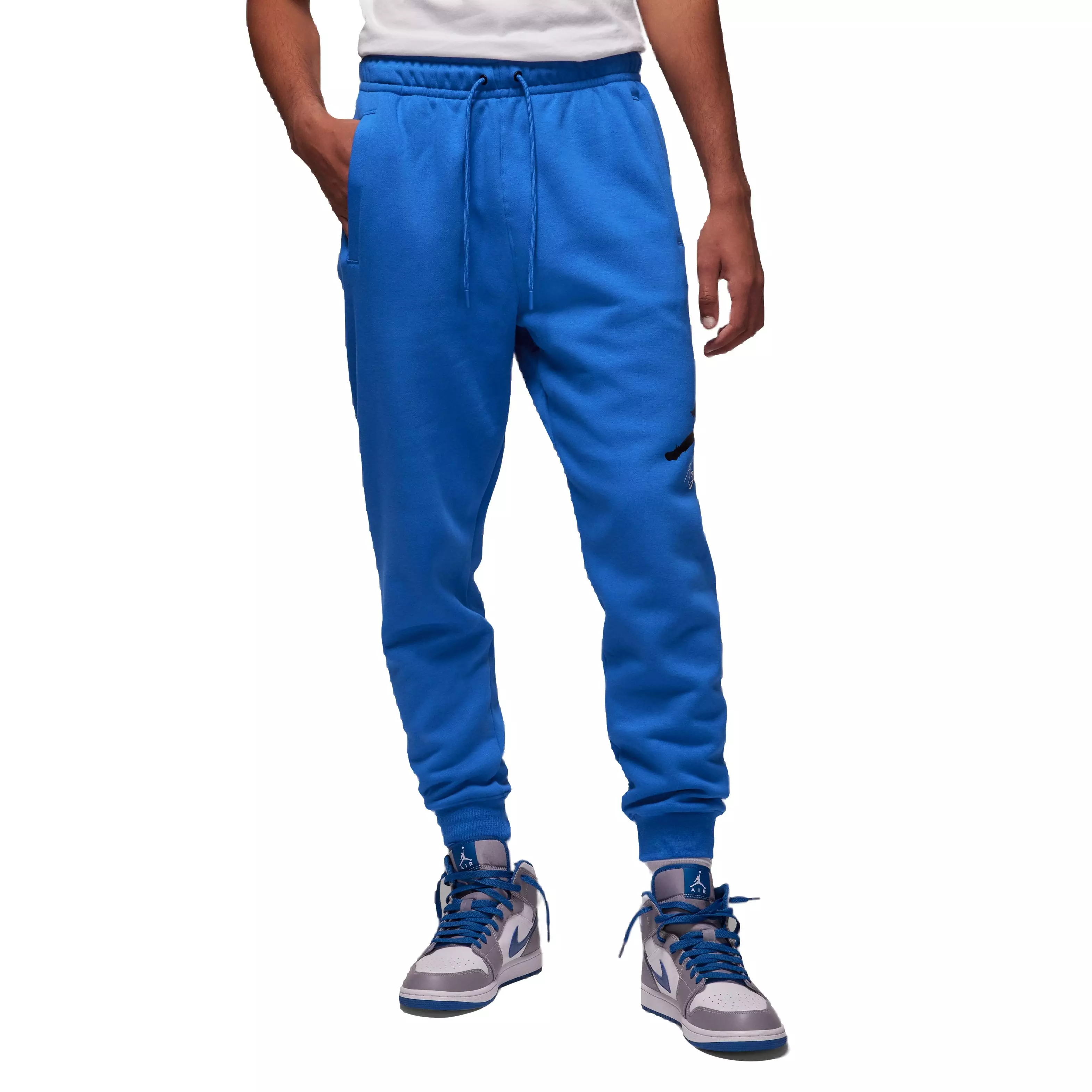 Jordan Men's Essentials Baseline Fleece Pants-Royal - ROYAL