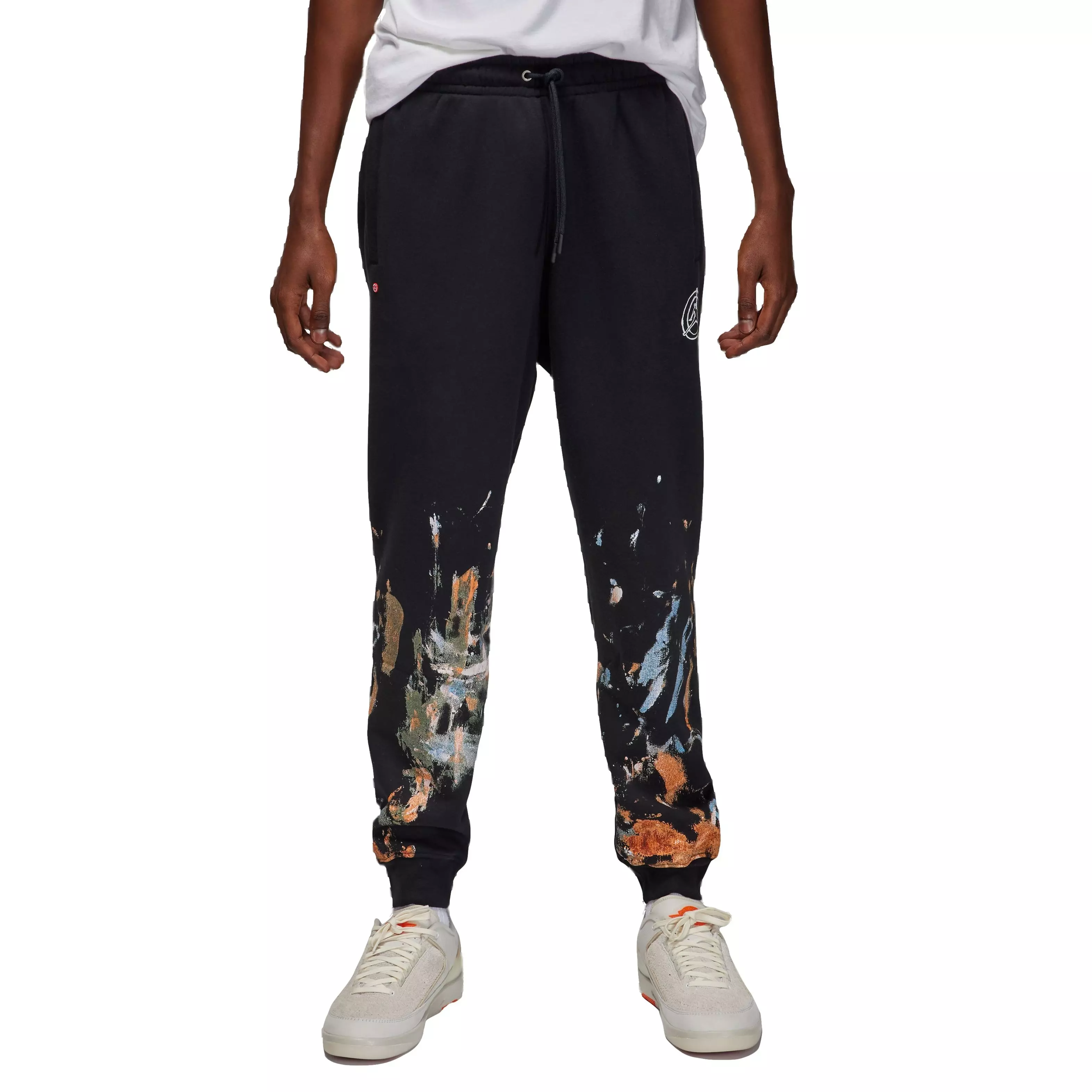 Jordan Men's Flight Artist Series by Jammie Holmes Fleece Pants - BLACK