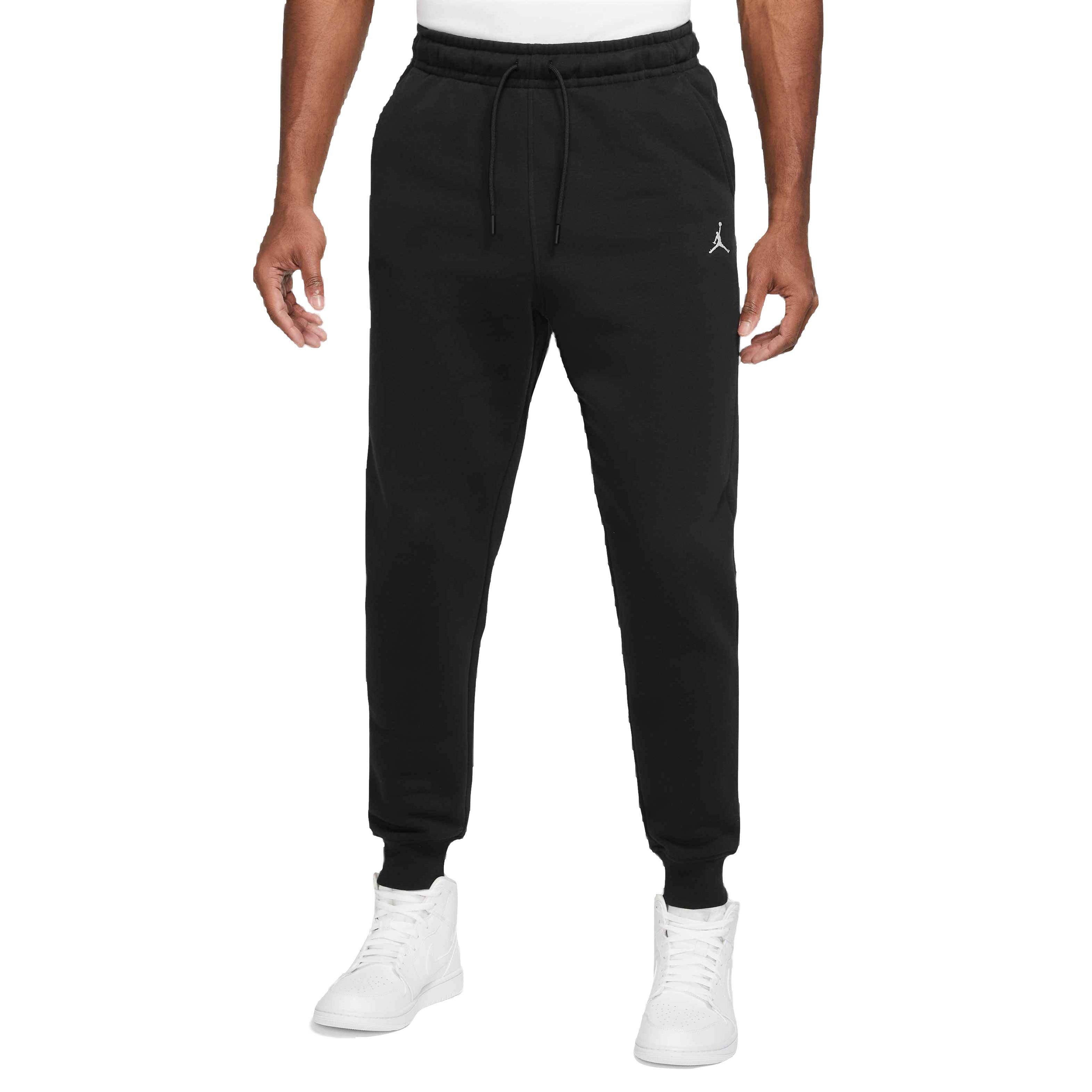 Jordan Men's Essentials Fleece Pants-Black - BLACK Thumbnail View 1