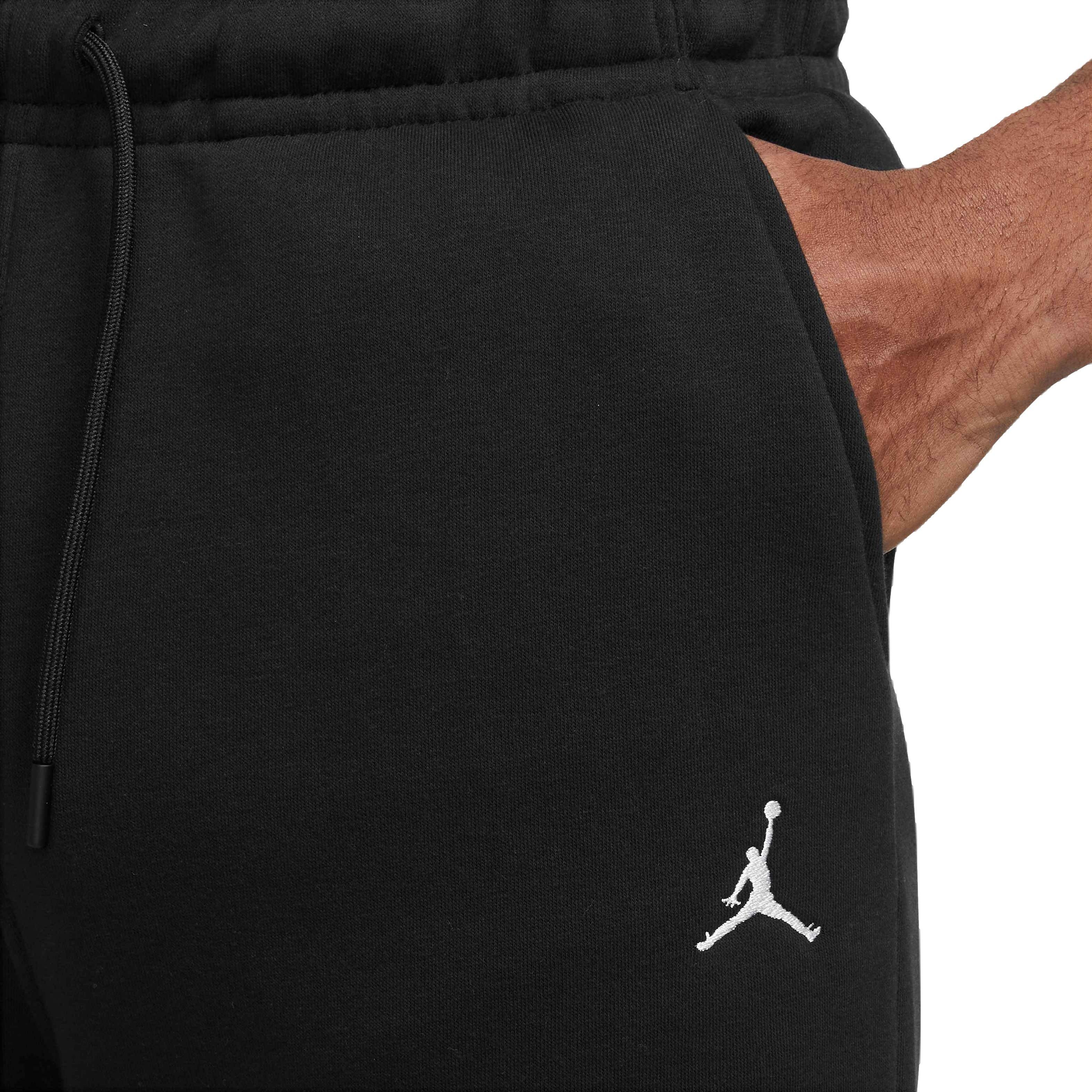 Jordan Men's Essentials Fleece Pants-Black - BLACK Thumbnail View 3