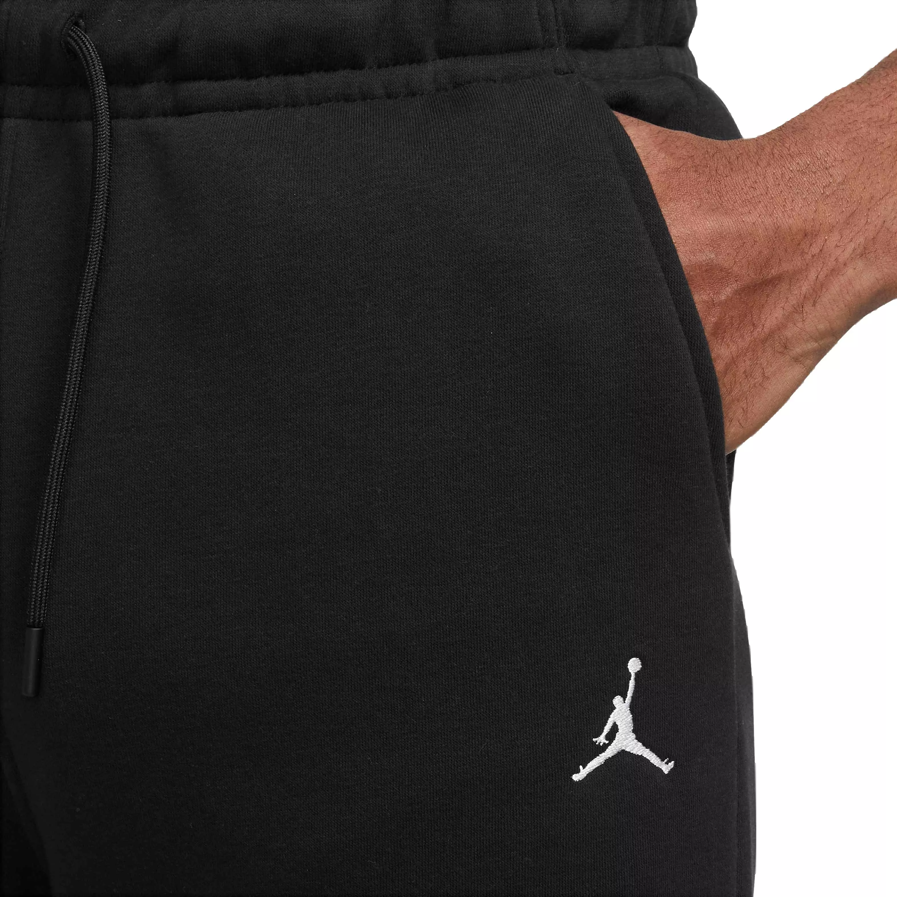 Jordan Men's Essentials Fleece Pants-Black - BLACK