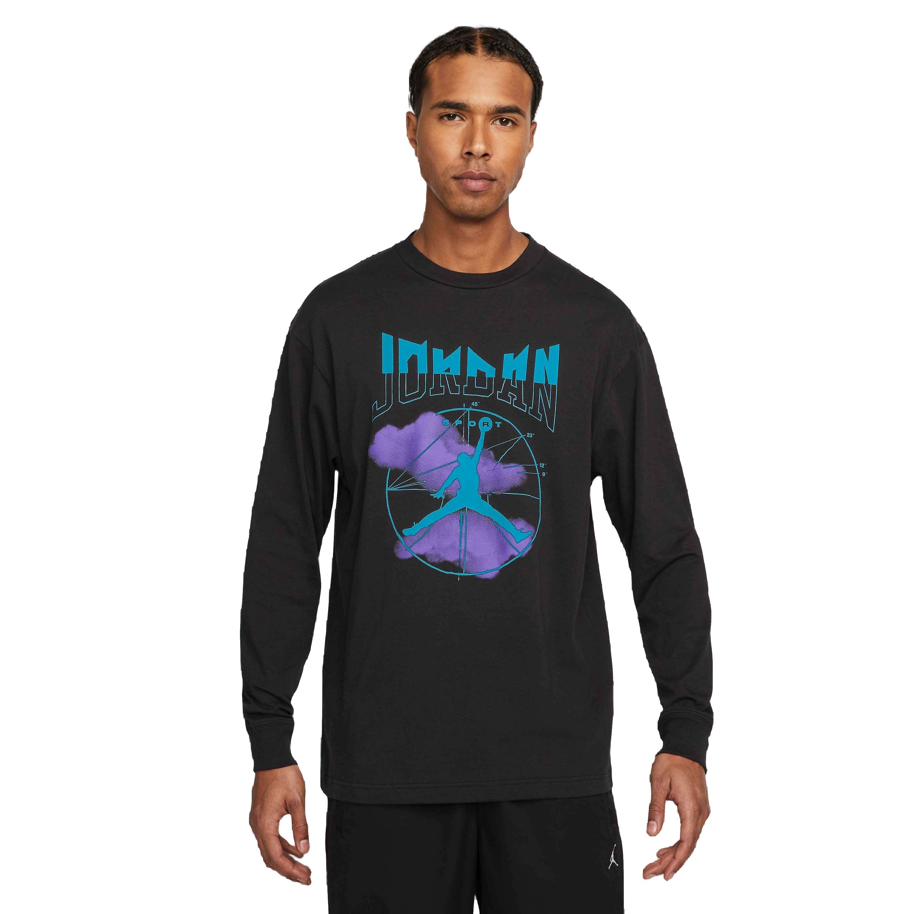 Jordan Men's Sport LongSleeve CrewneckBlack Hibbett City Gear