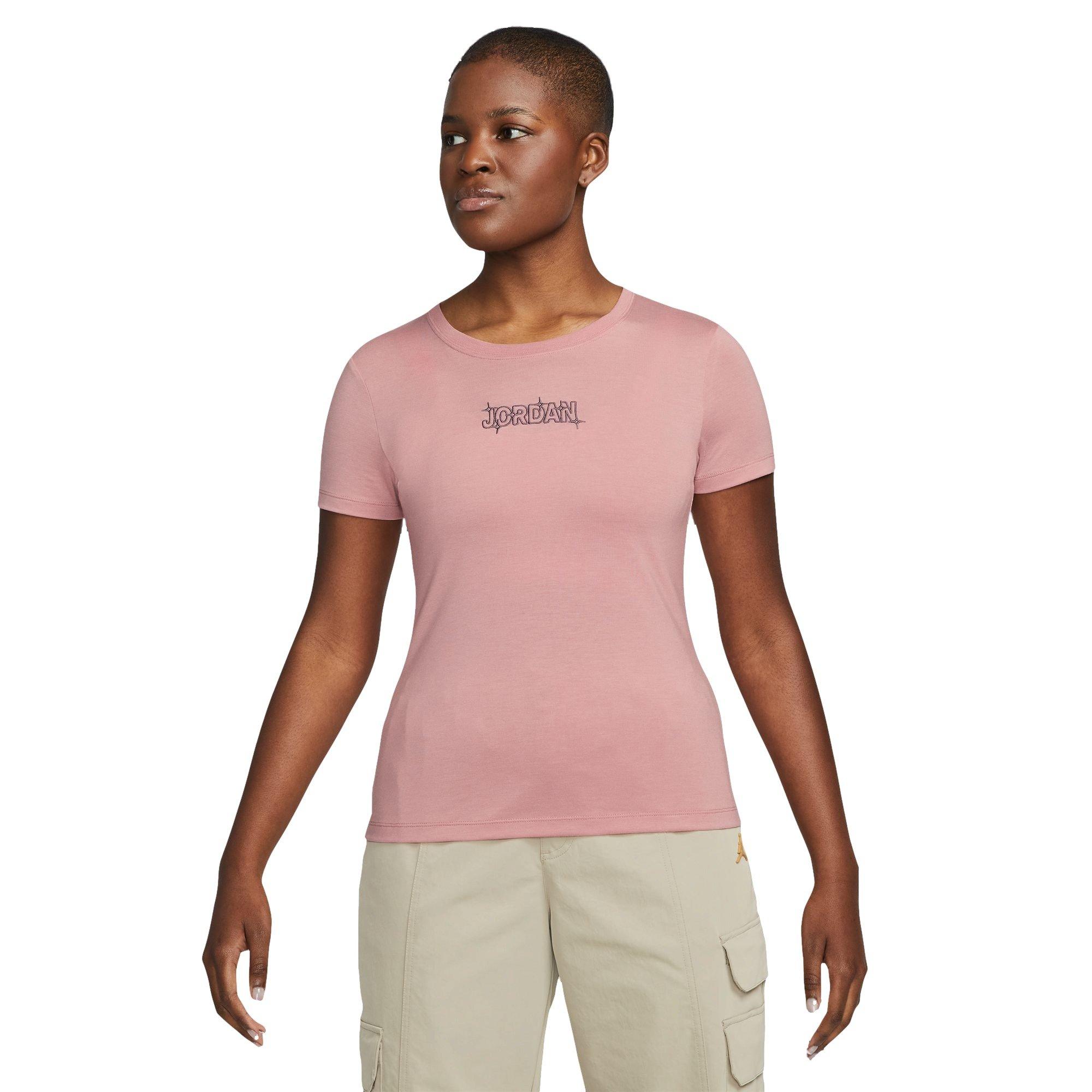 Jordan Women's Slim Fit Graphic Tee-Red - RED Thumbnail View 1