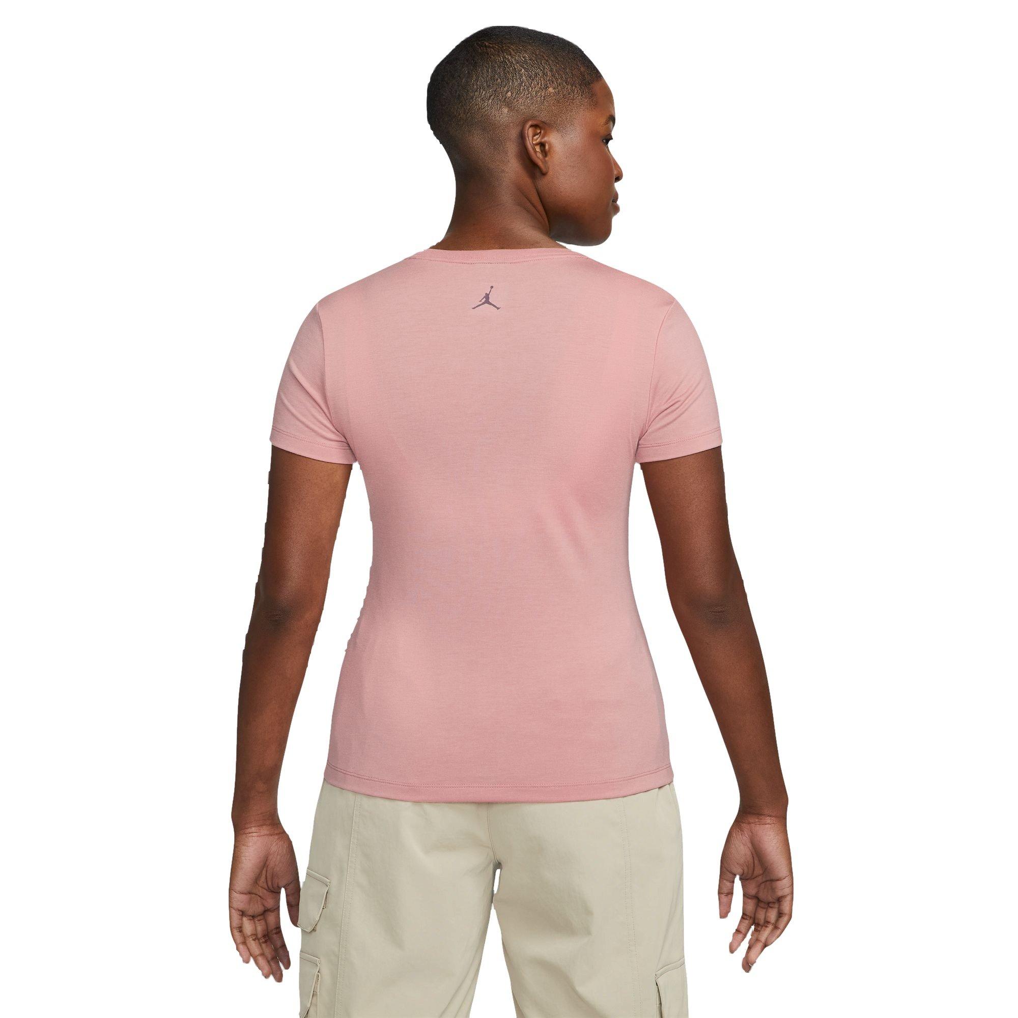 Jordan Women's Slim Fit Graphic Tee-Red - RED Thumbnail View 2