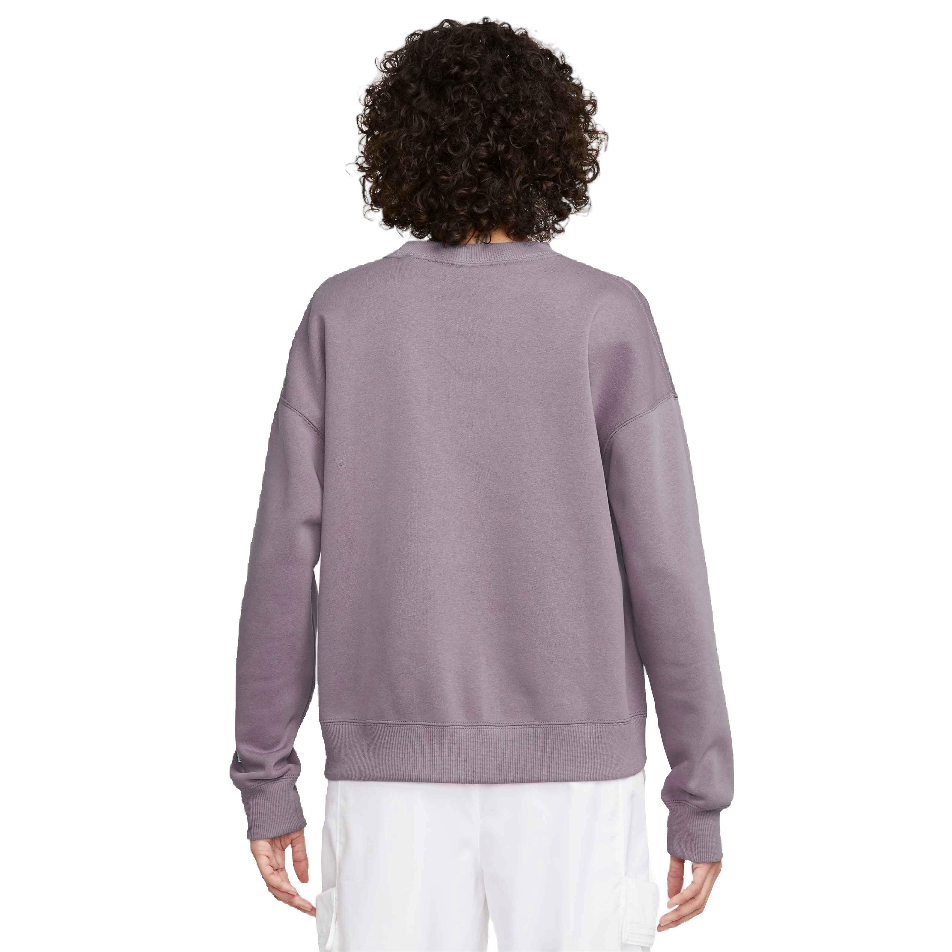 Jordan Women's Brooklyn Fleece Flight Crew Sweatshirt - Purple - PURPLE Thumbnail View 2