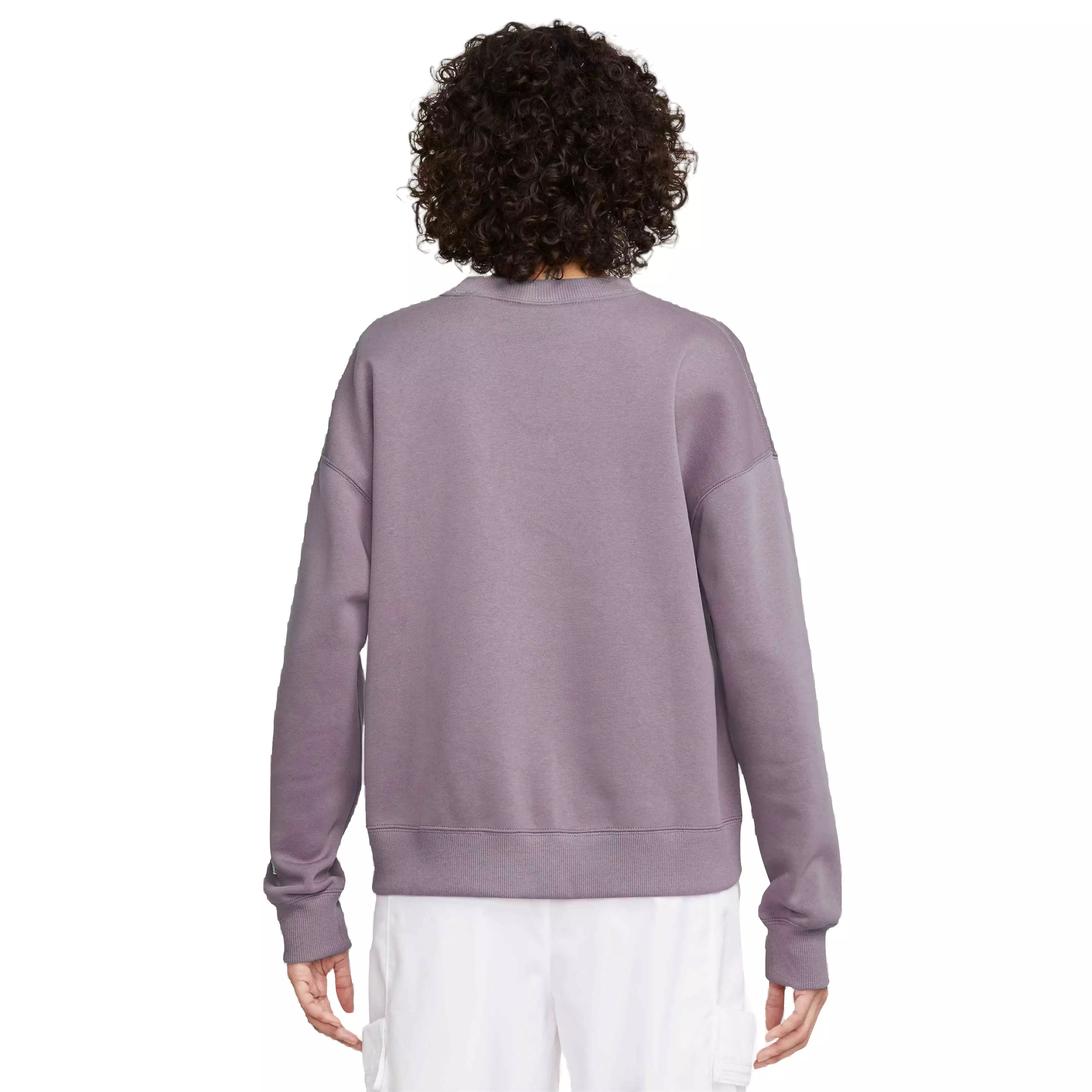 Jordan Women's Brooklyn Fleece Flight Crew Sweatshirt - Purple - PURPLE