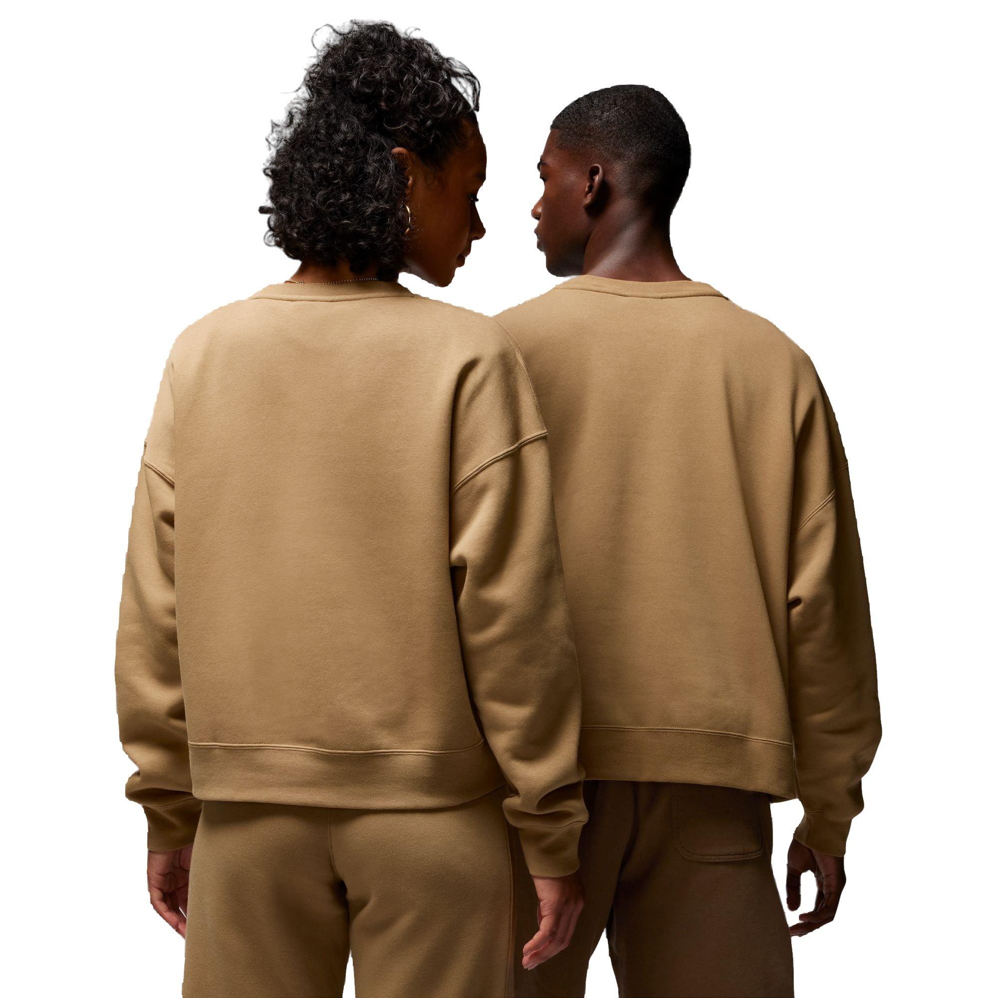 Jordan Women's Artist Series by Jordan Moss Brooklyn Fleece Crew - TAN Thumbnail View 2