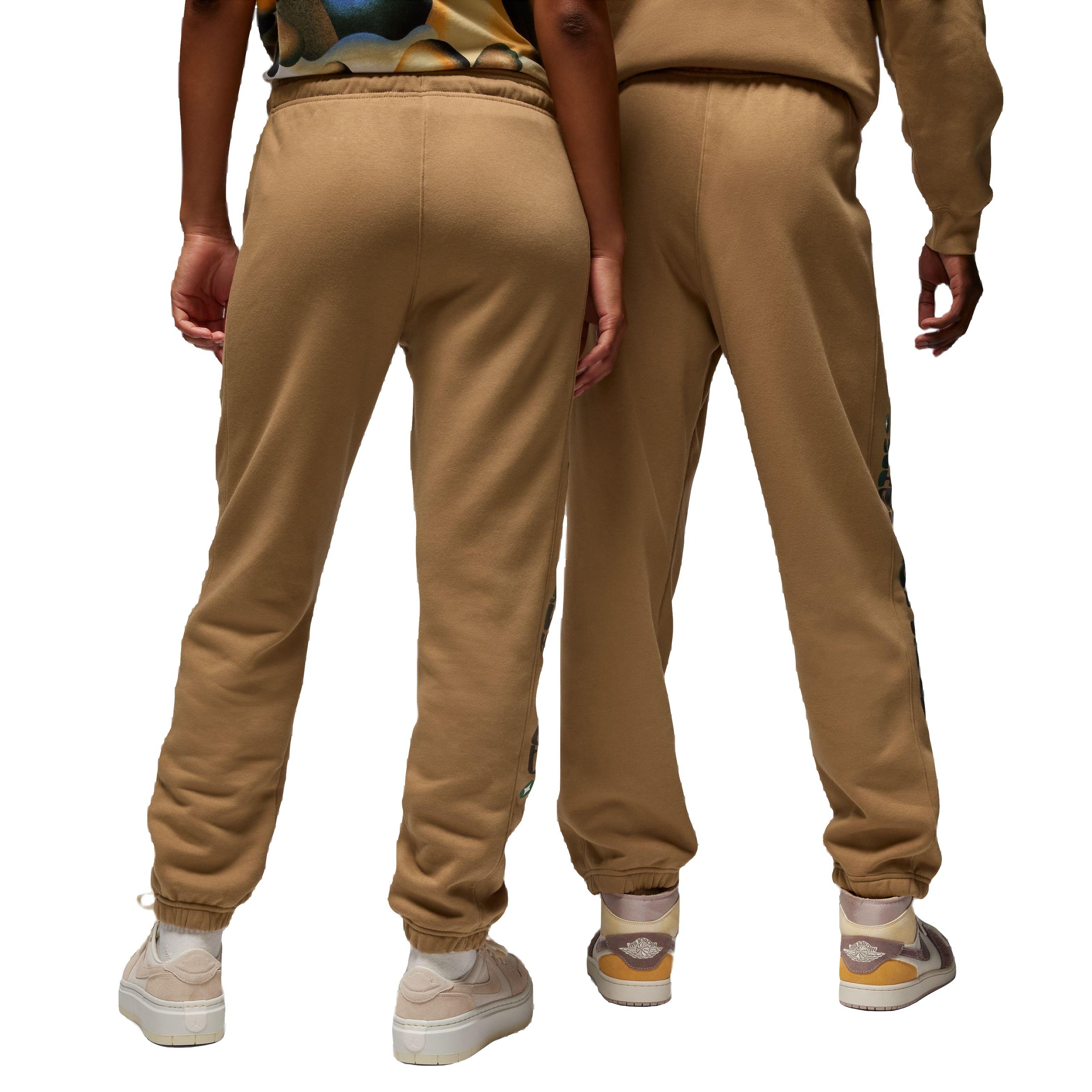 Jordan Women's Brooklyn Artist Series by Jordan Moss Fleece Pants - TAN Thumbnail View 2