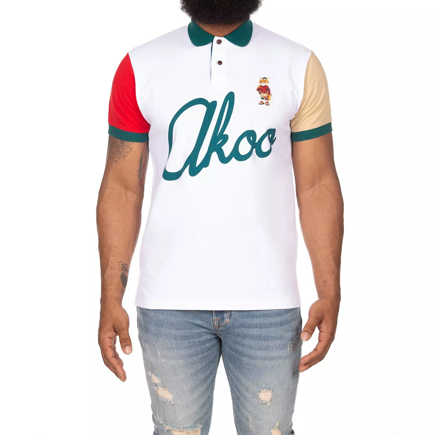 AKOO Men's Altitude Polo Shirt - WHITE