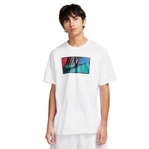Nike Men's Sportswear Center Chest Logo Tee-White