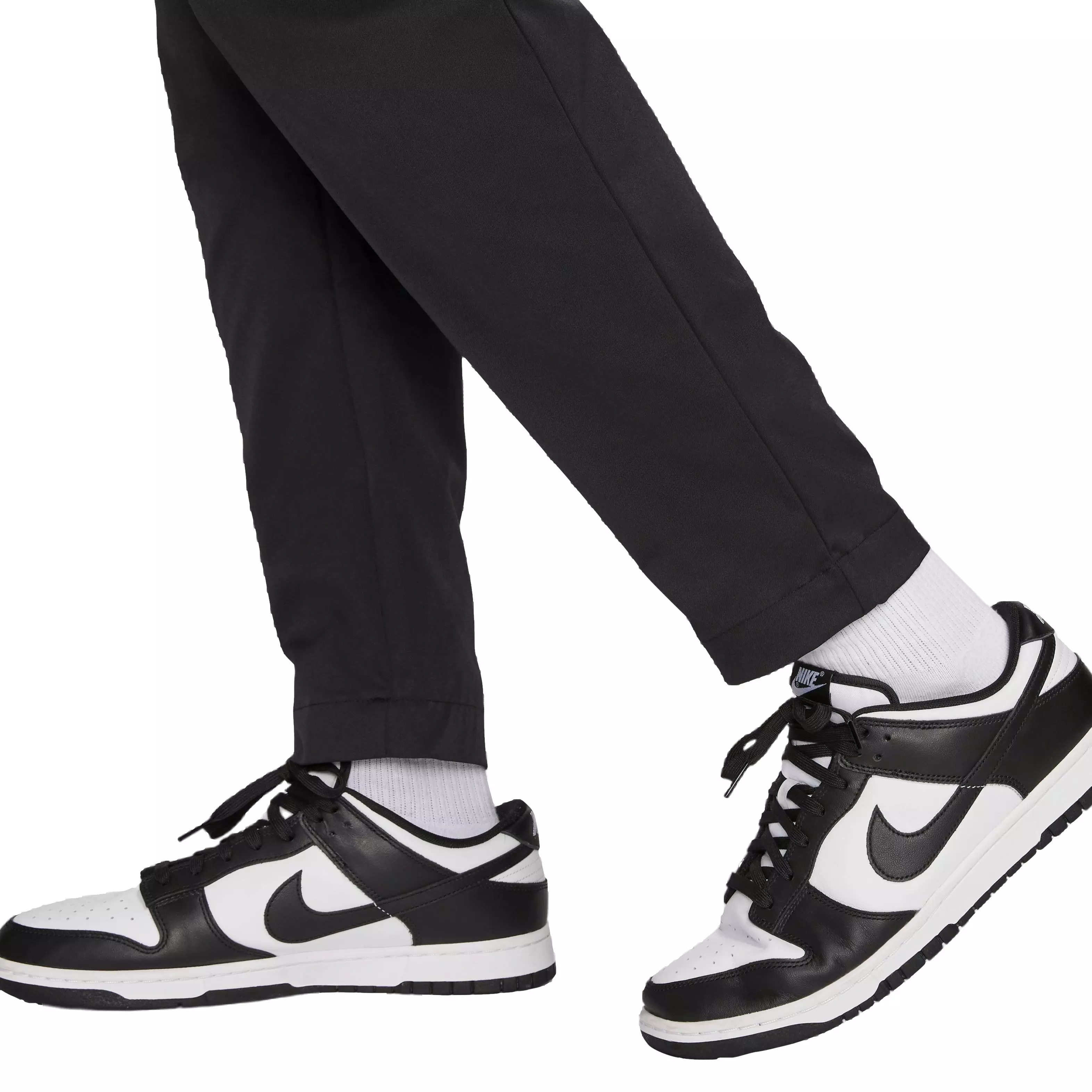 Nike Men's Sportswear Club Woven Tapered Pants-Black - BLACK