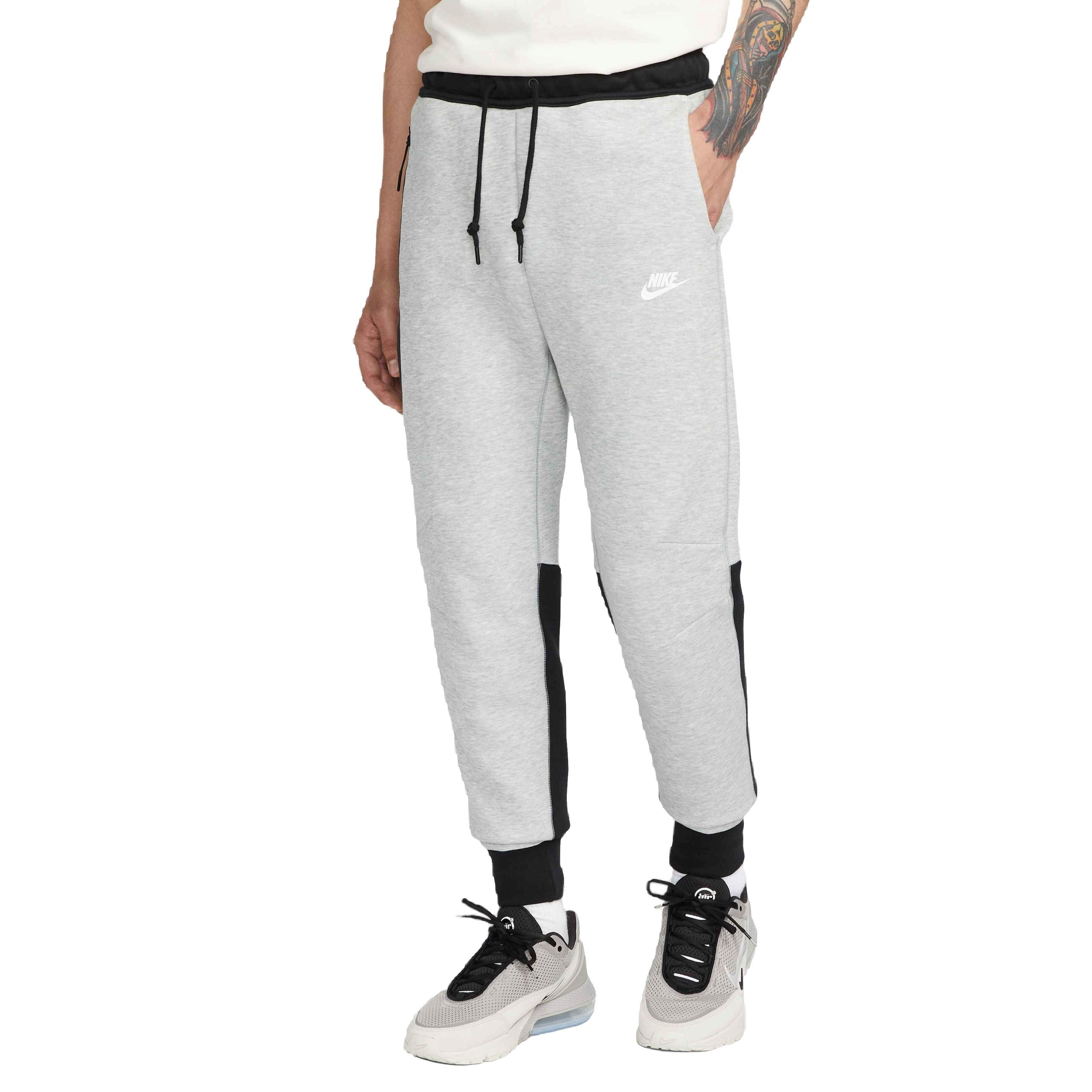 Nike Men's Tech Fleece Bottoms - Black/Grey - BLACK/GREY