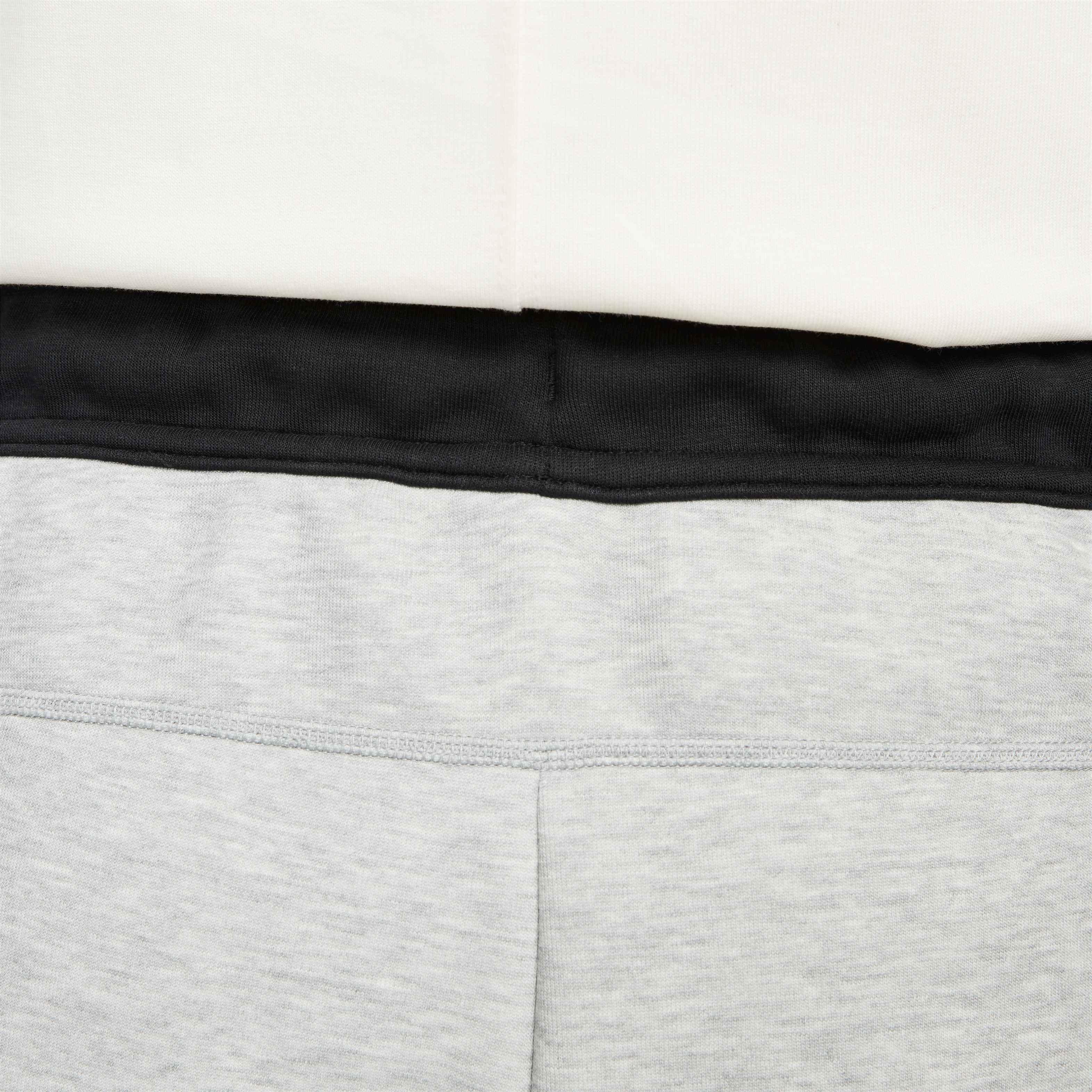 Nike Men's Tech Fleece Bottoms - Black/Grey - BLACK/GREY Thumbnail View 7