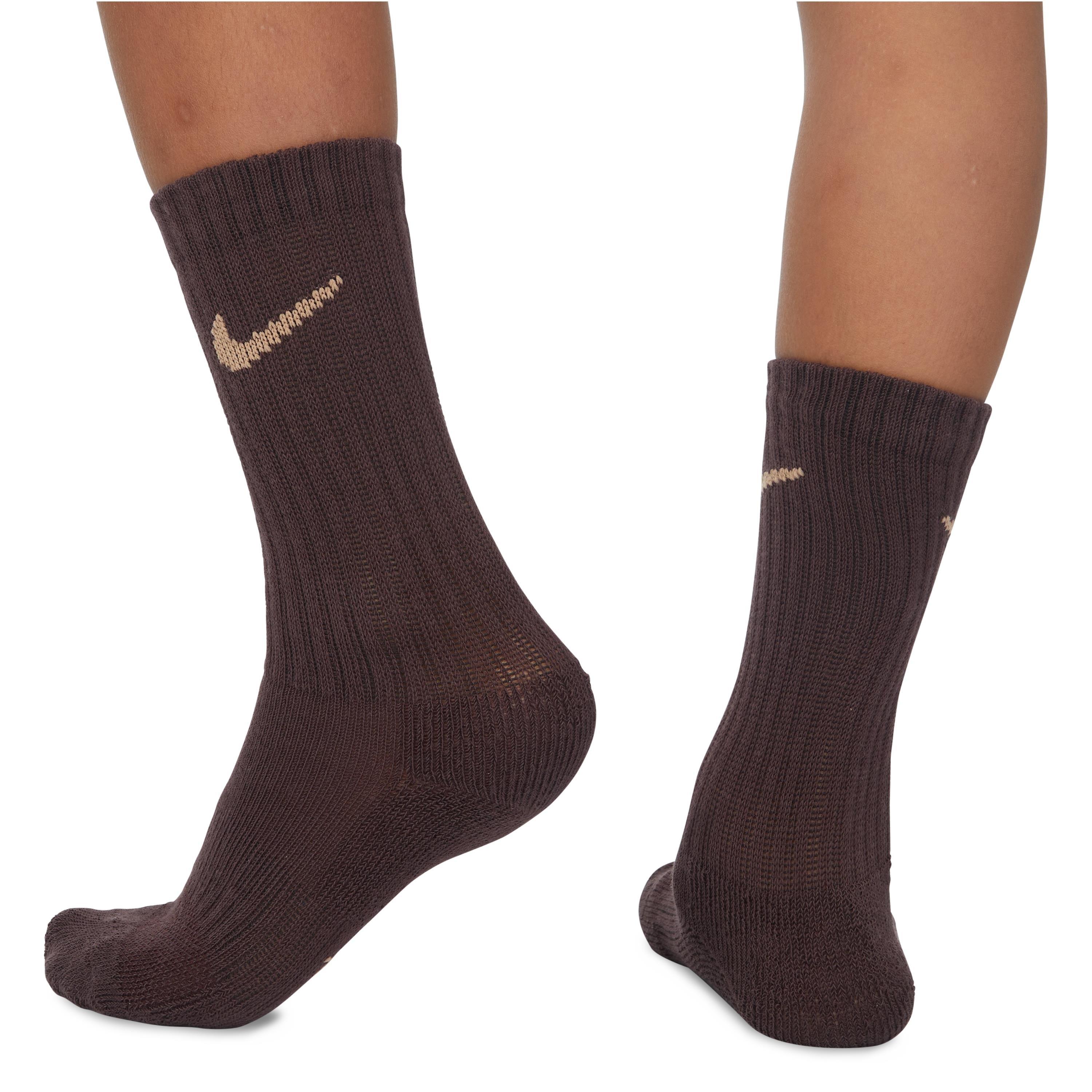 Nike Crew Youth Brown Socks