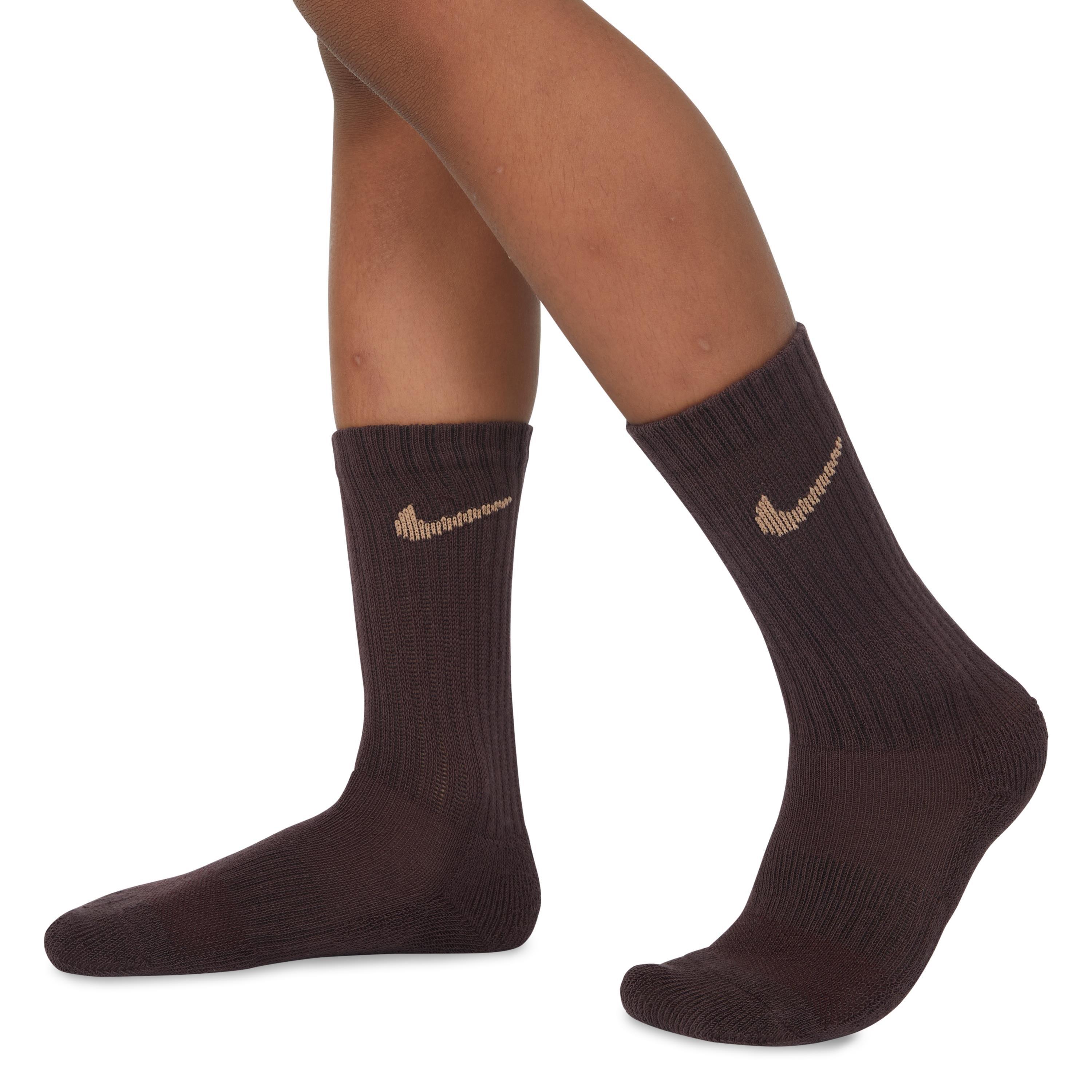 Nike Crew Youth Brown Socks