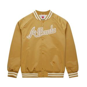 Mitchell & Ness Men's Atlanta Braves Satin Jacket