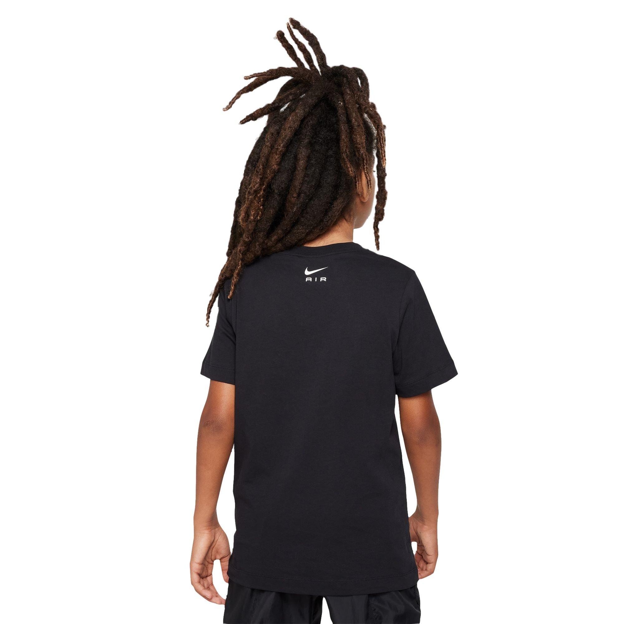 Nike Air Swoosh Big Boys' Black Tee