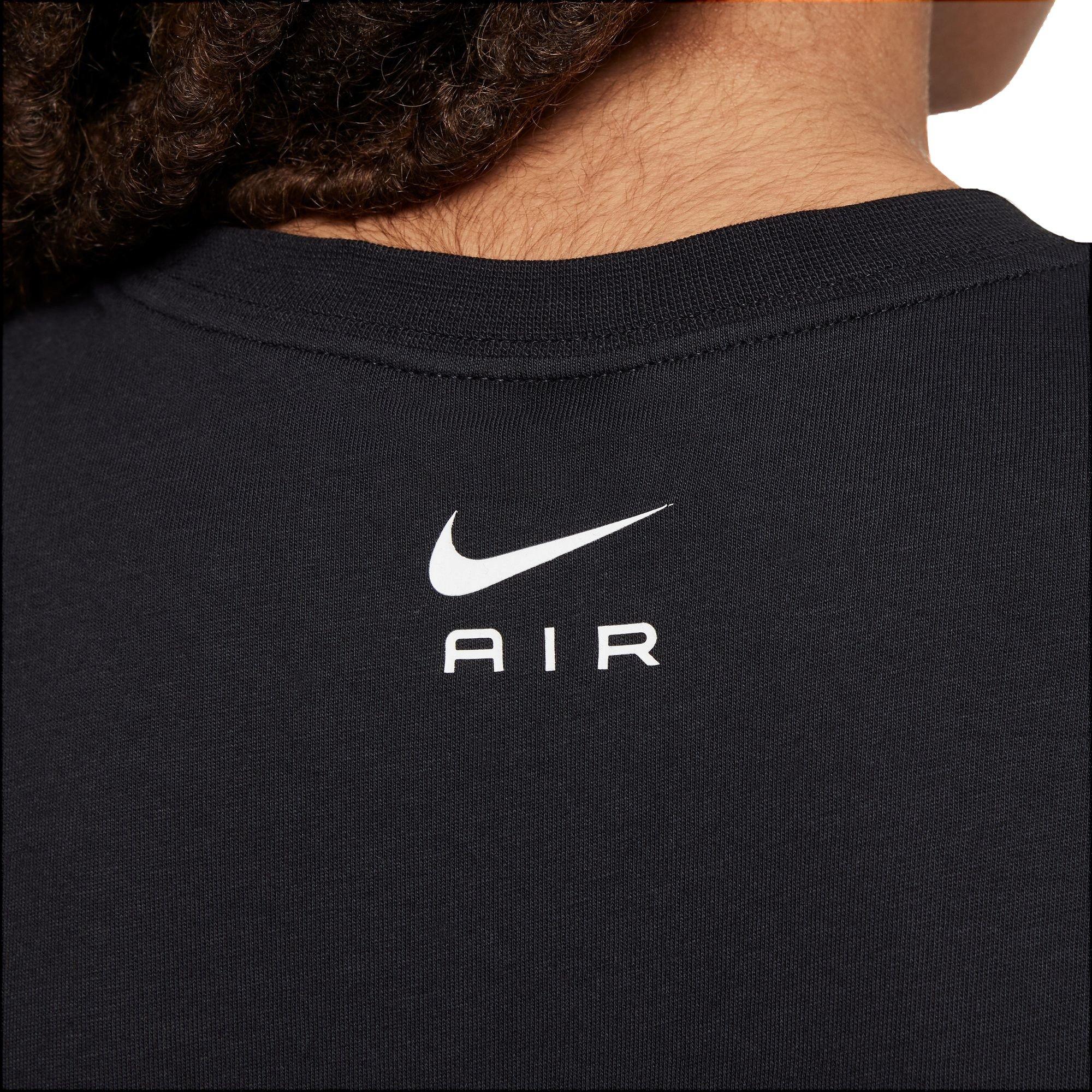 Nike Air Swoosh Big Boys' Black Tee