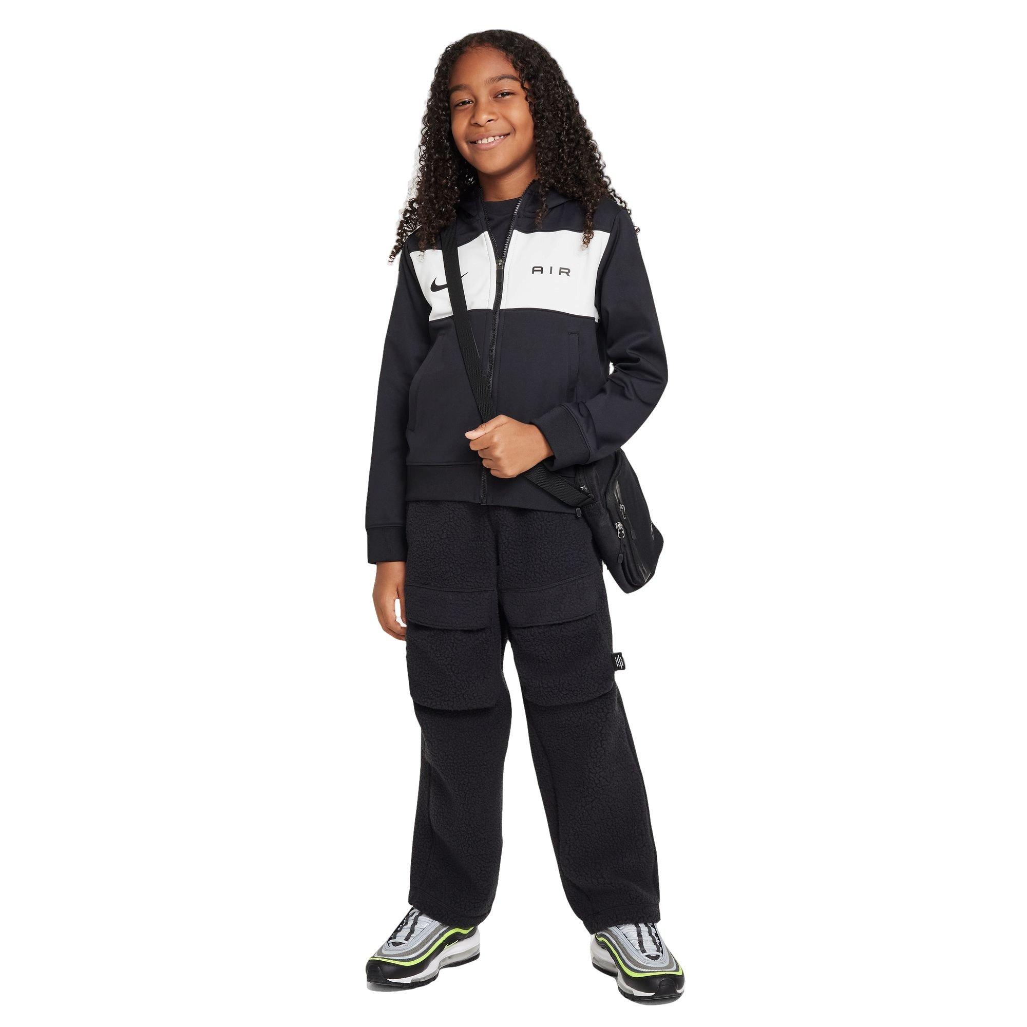 Nike Air Full-Zip Big Boys' Black Jacket​