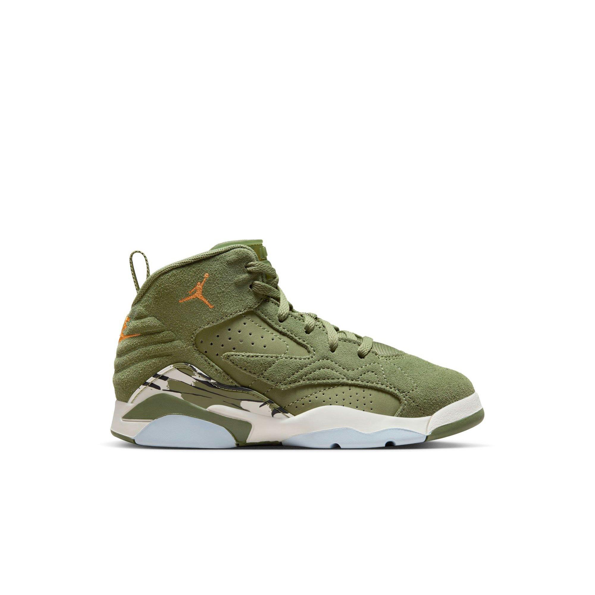 Olive green jordans outlet kids