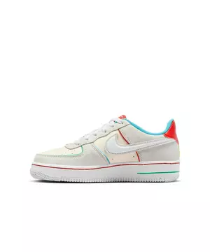Nike Grade School Air Force 1 Picante Red/Picante Red-White