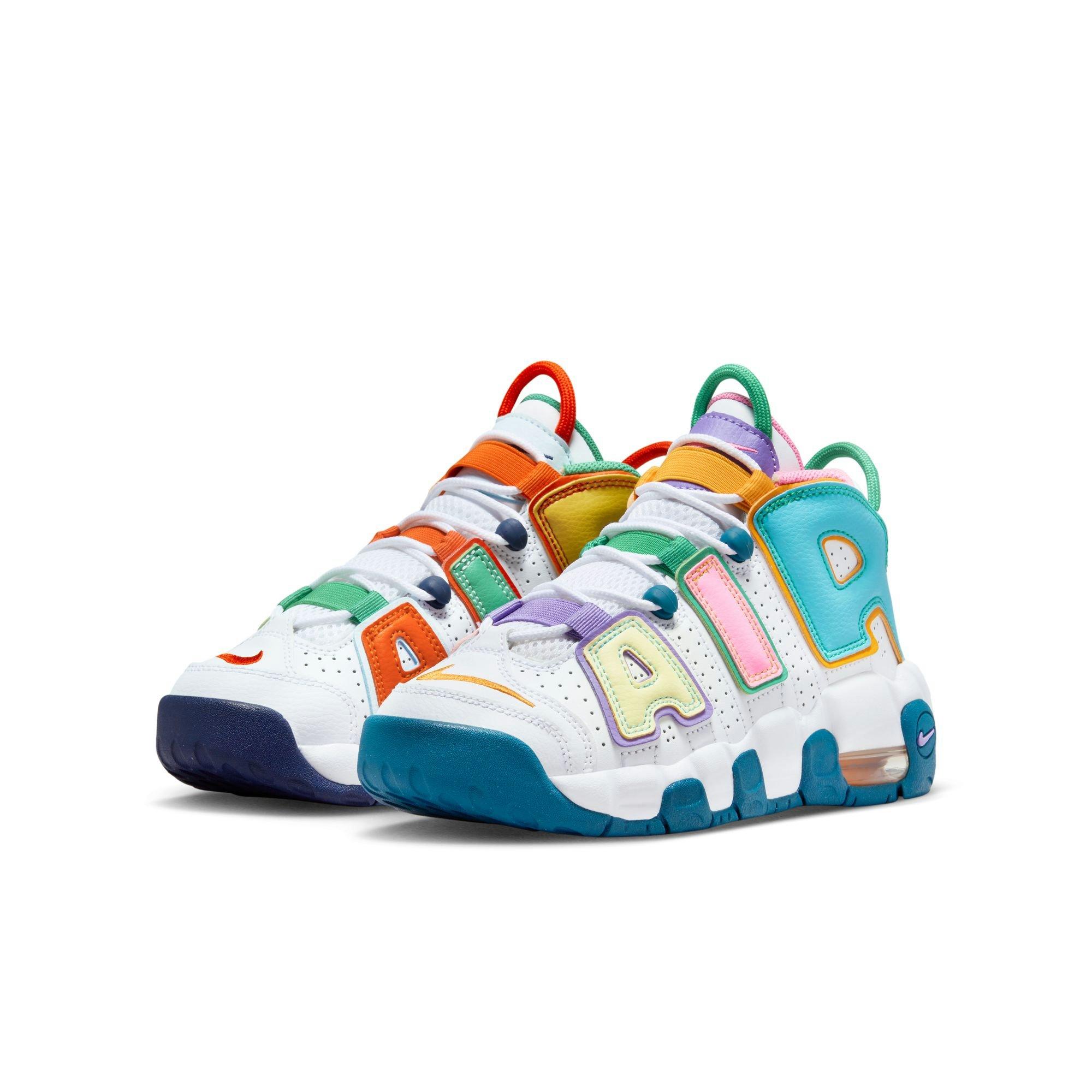 Nike Air More Uptempo "Multi-Color" Grade School Boys' Shoe - MULTI-COLOR Thumbnail View 4
