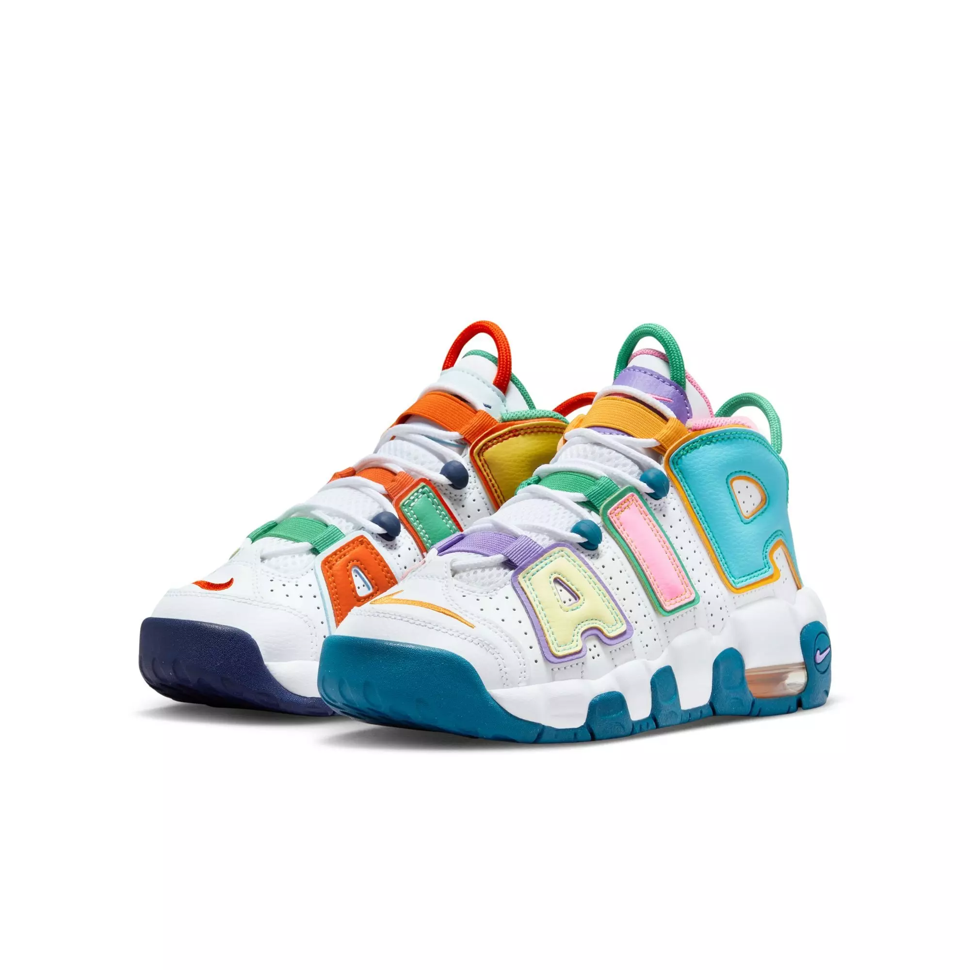 Nike Air More Uptempo "Multi-Color" Grade School Boys' Shoe - MULTI-COLOR