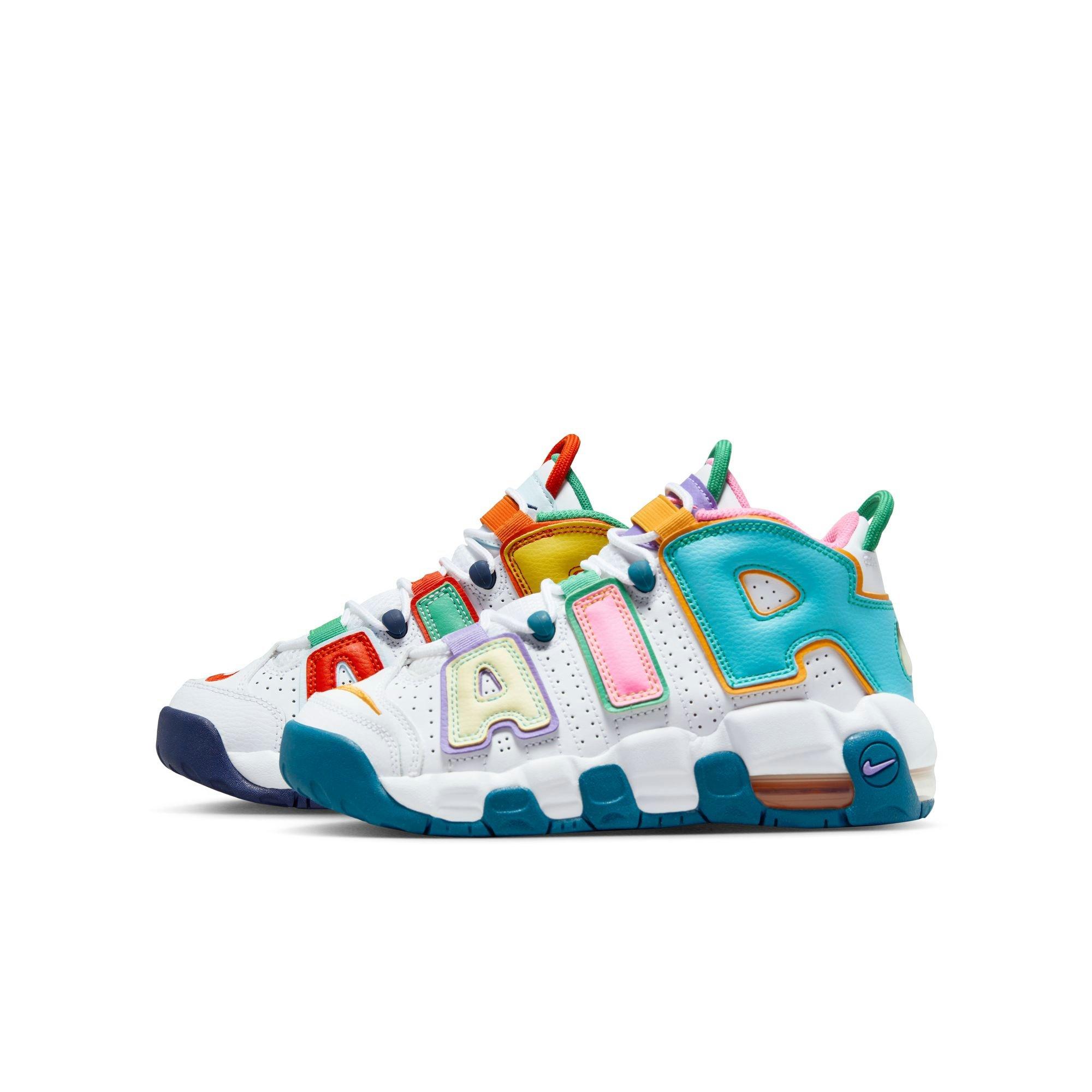 Nike Air More Uptempo "Multi-Color" Grade School Boys' Shoe - MULTI-COLOR Thumbnail View 6