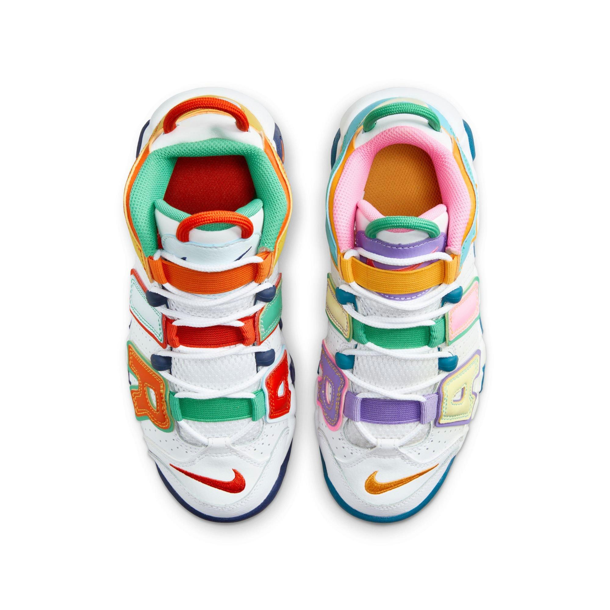 Nike Air More Uptempo "Multi-Color" Grade School Boys' Shoe - MULTI-COLOR Thumbnail View 7