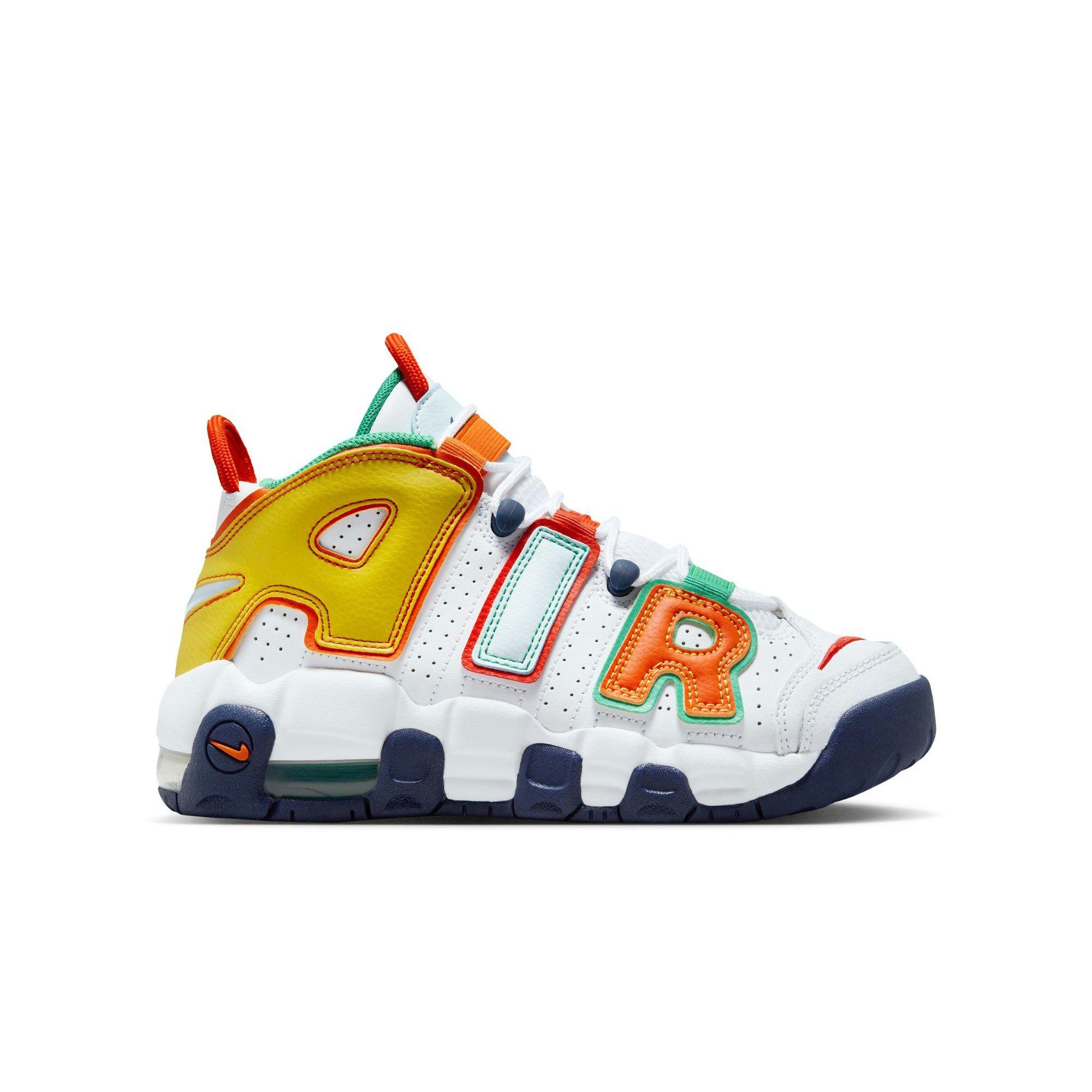 Nike Air More Uptempo Multi Color Grade School Boys Shoe Hibbett