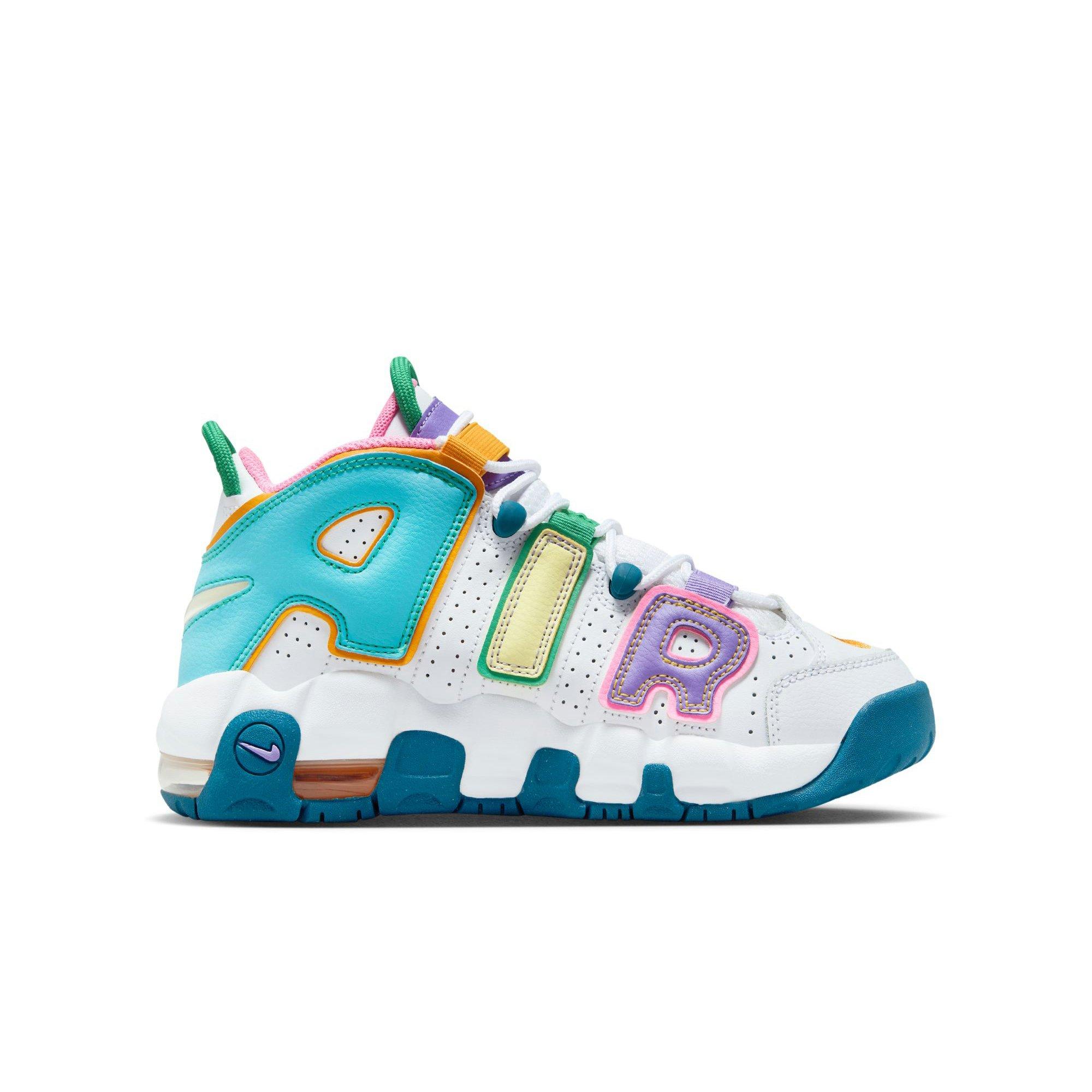 Nike Air More Uptempo Multi Color Grade School Boys Shoe