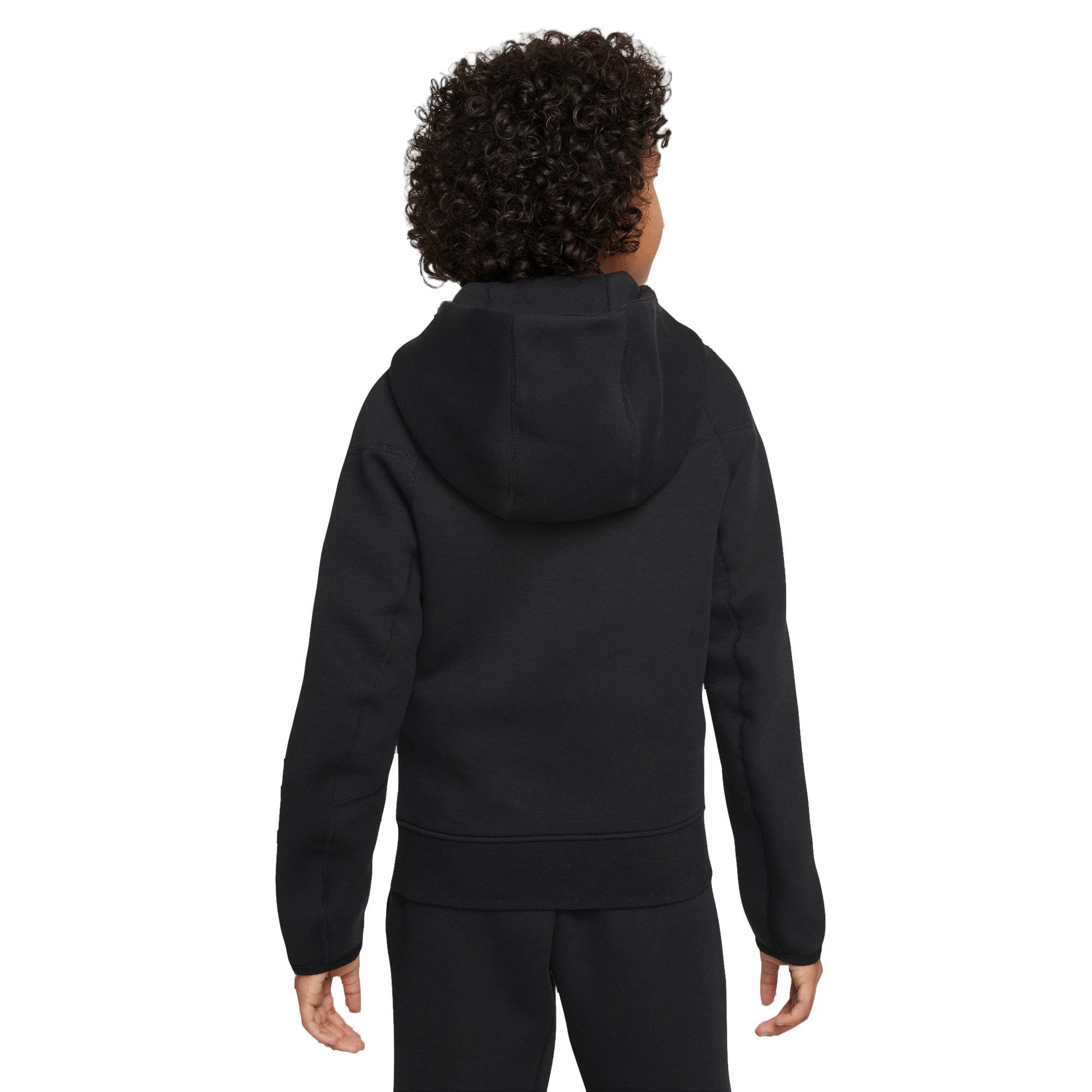 Nike Big Boys' Tech Fleece Full-Zip Jacket-Black - BLACK Thumbnail View 2