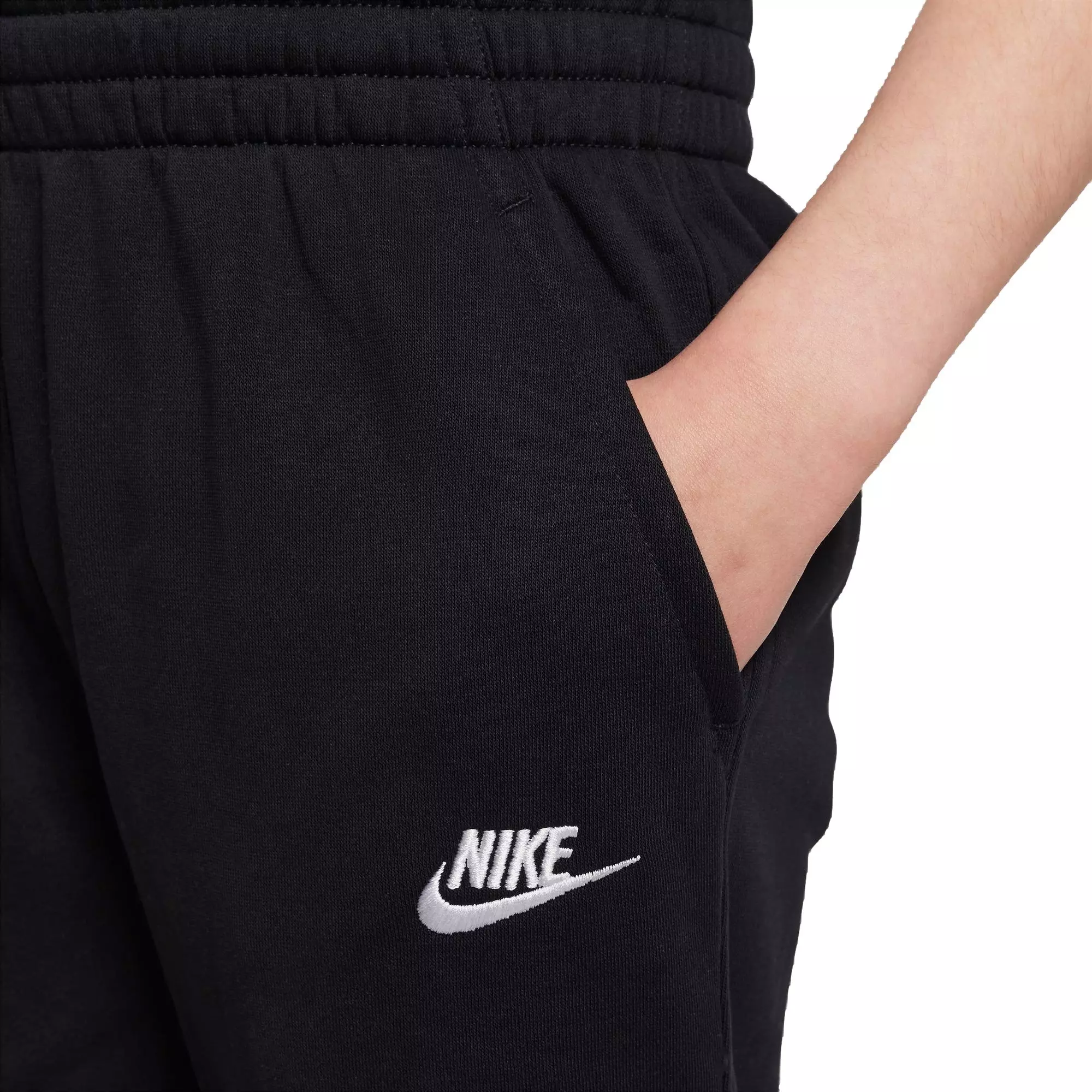 Nike Big Boys' Sportswear Club Fleece Joggers-Black - BLACK