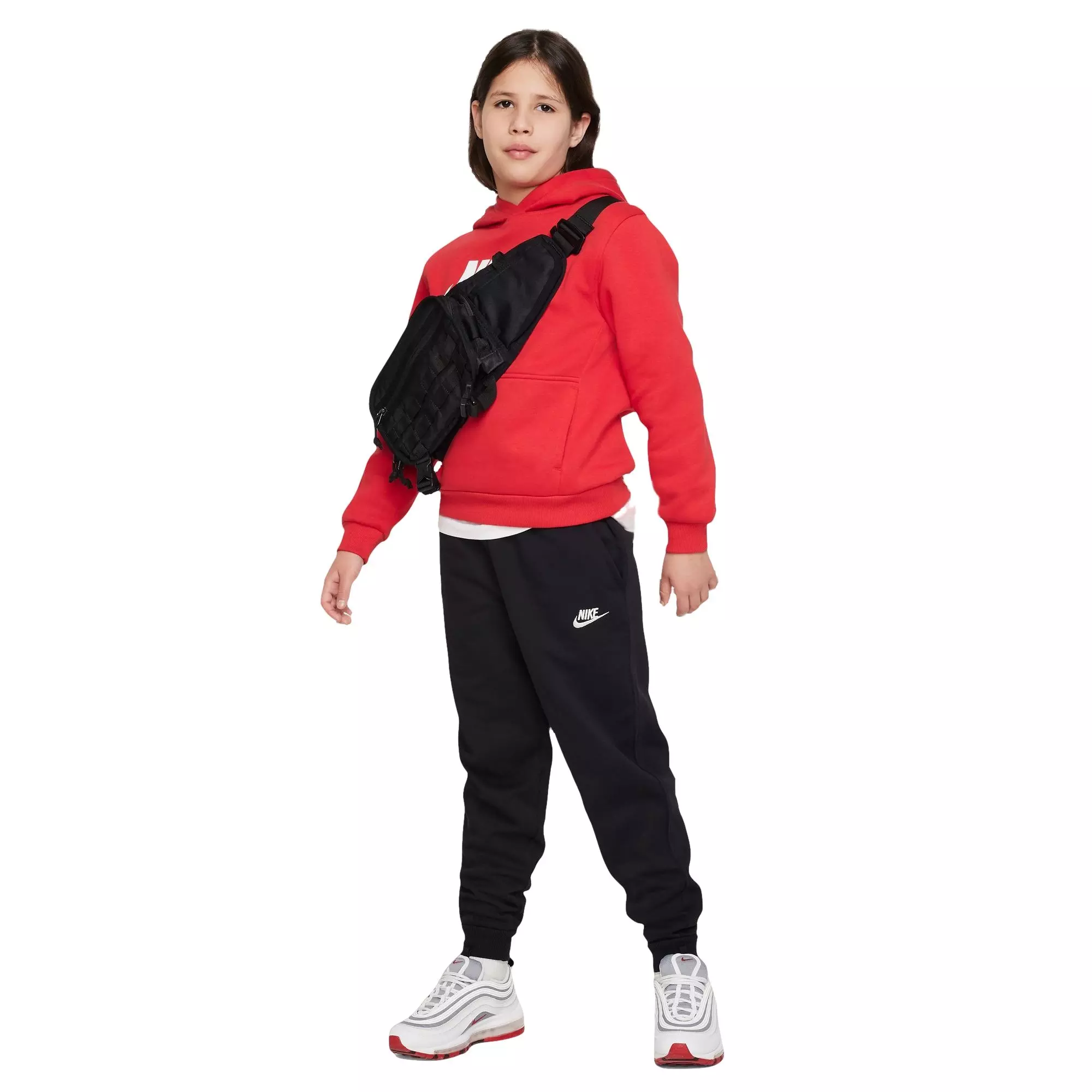 Nike Big Boys' Sportswear Club Fleece Joggers-Black - BLACK