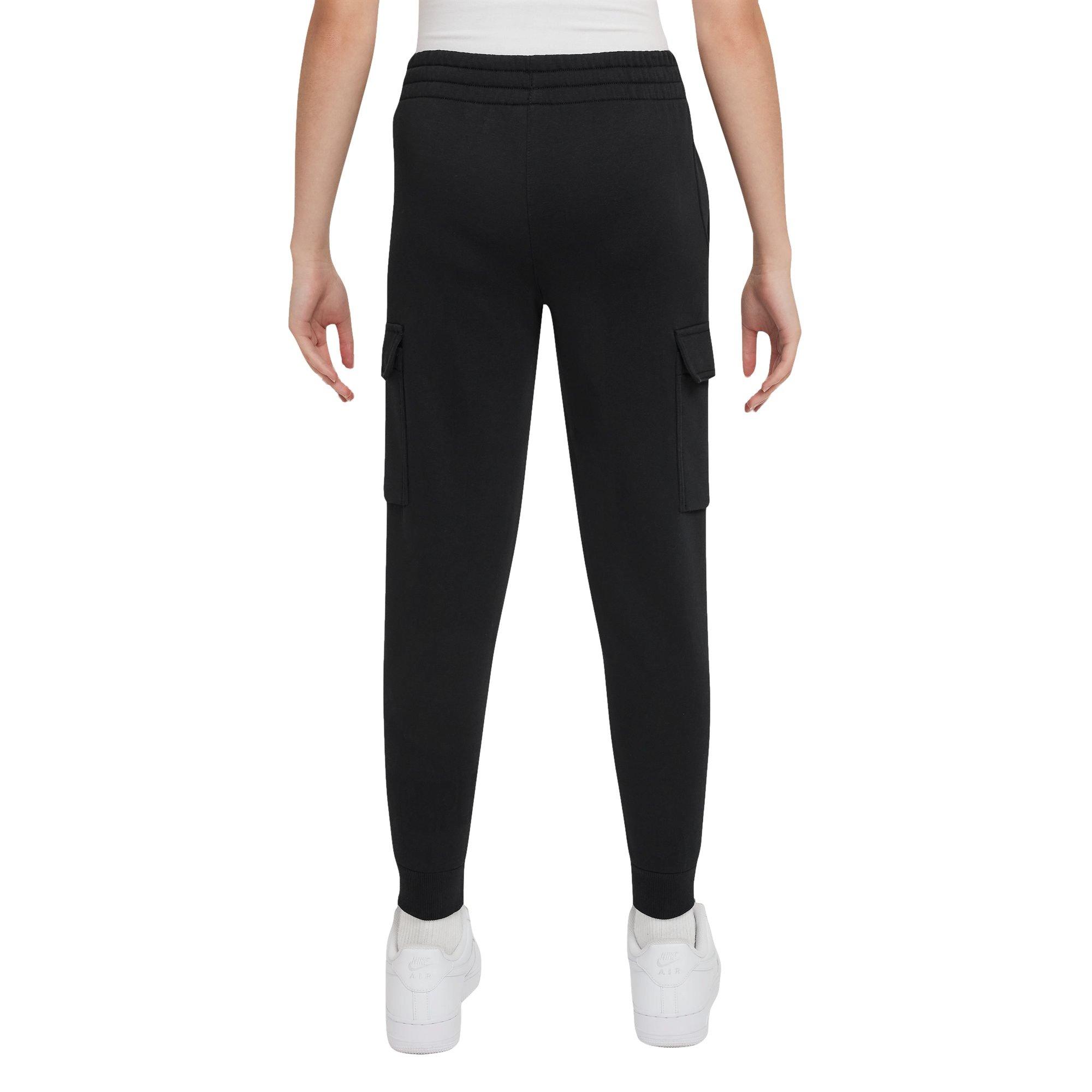 Nike Sportswear Club Fleece Cargo Big Kids' Black Pants