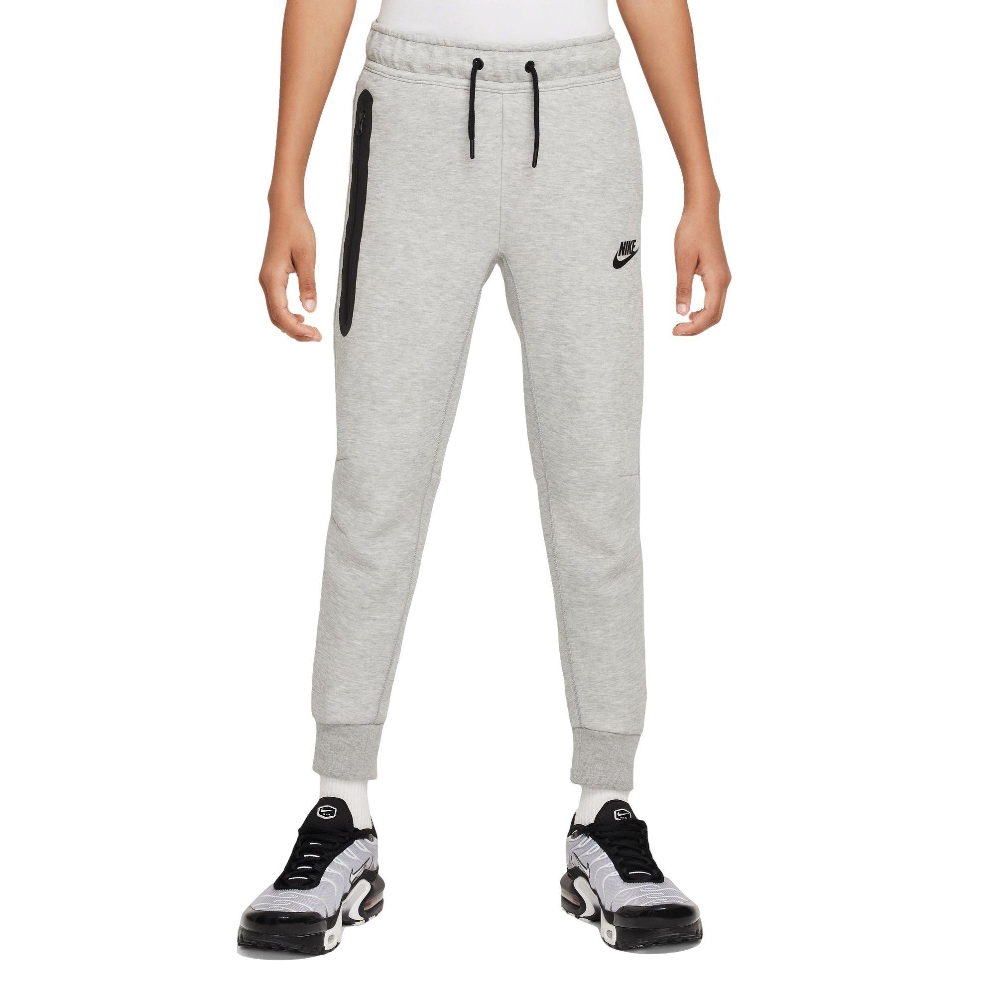 Nike Big Boys' Sportswear Tech Fleece Pants-Grey/Black - GREY/BLACK Thumbnail View 1