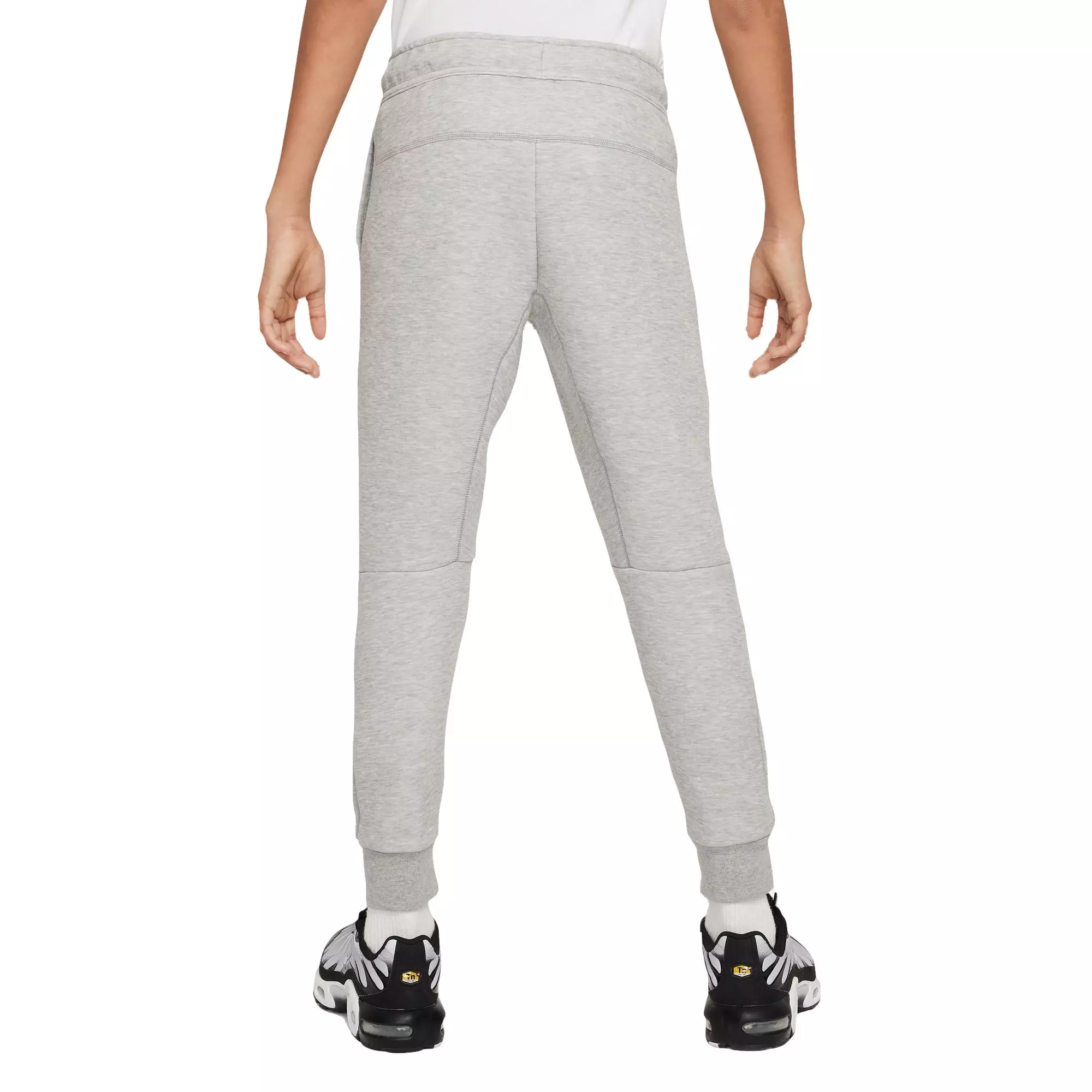 Nike Big Boys' Sportswear Tech Fleece Pants-Grey/Black - GREY/BLACK