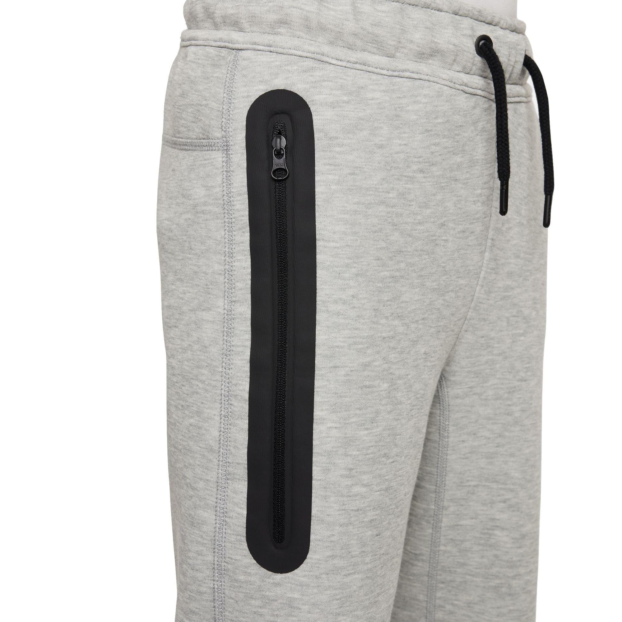 Nike Big Boys' Sportswear Tech Fleece Pants-Grey/Black - GREY/BLACK Thumbnail View 5