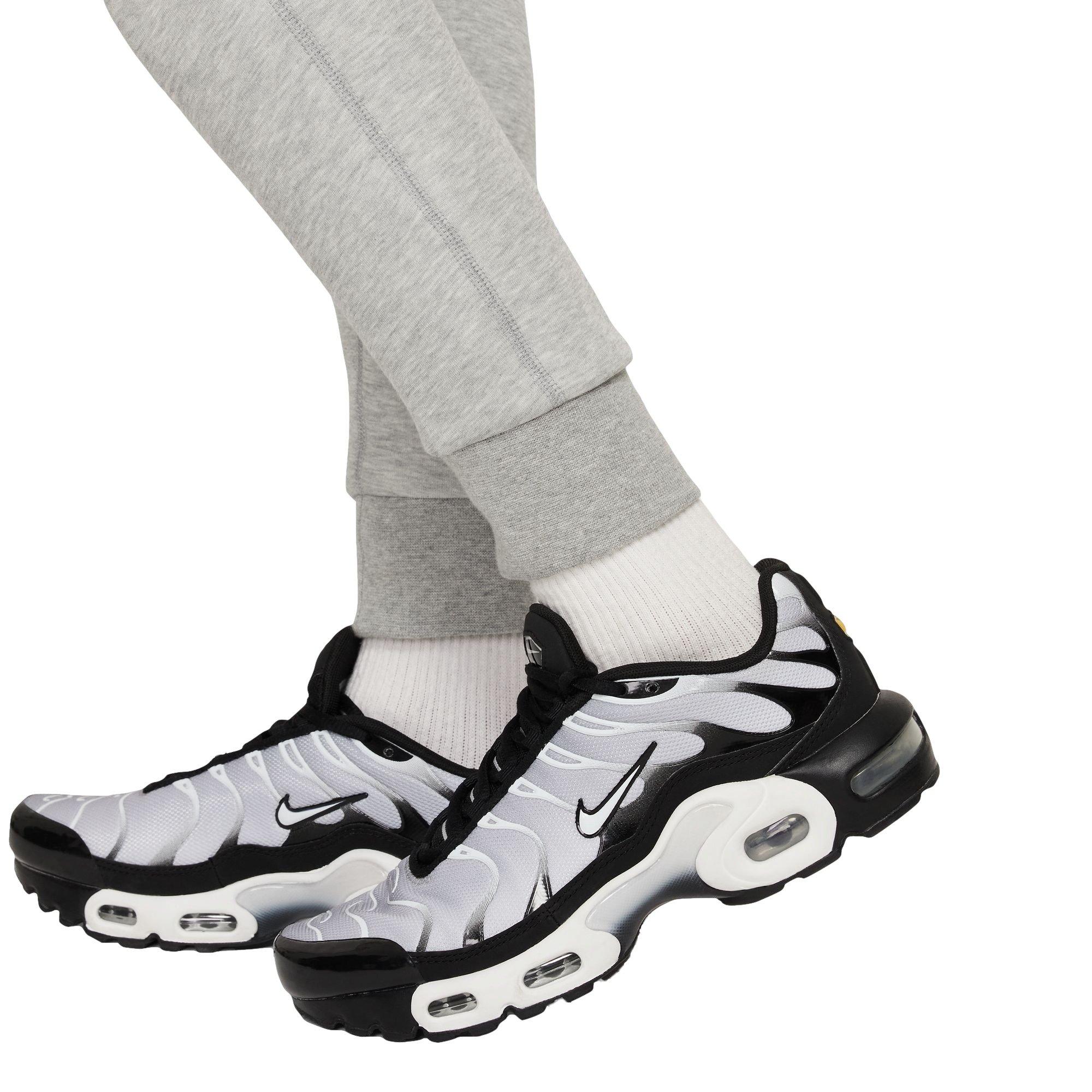 Nike Big Boys' Sportswear Tech Fleece Pants-Grey/Black - GREY/BLACK Thumbnail View 6