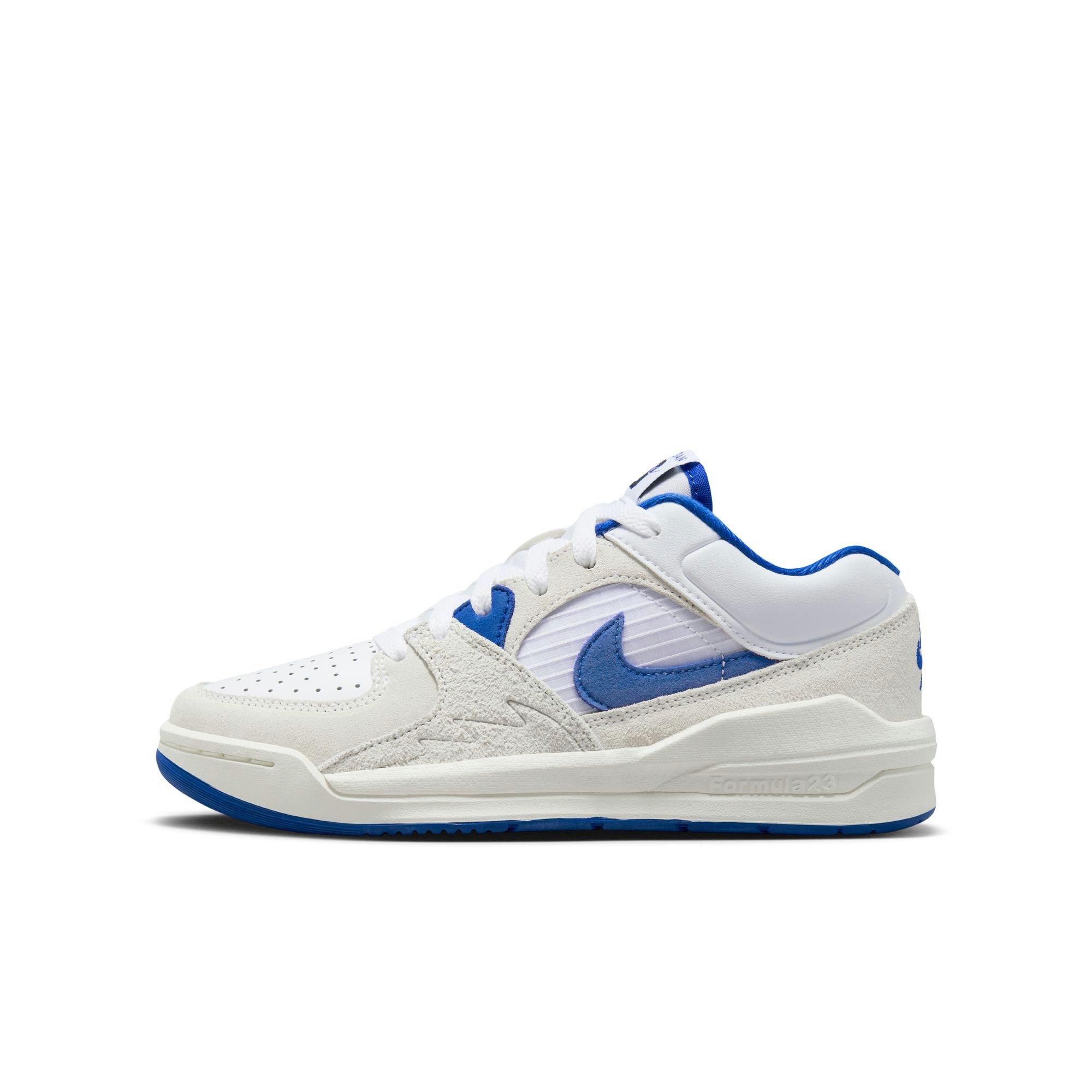 Jordan Stadium 90 Grade School Boys' "White/Game Royal/Black/Sail" Shoe