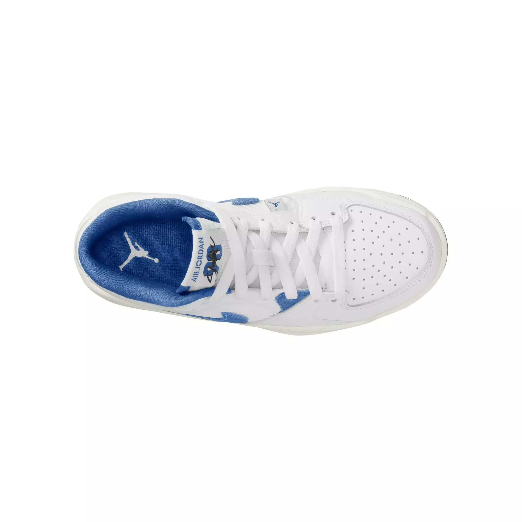 Jordan Stadium 90 "White/Game Royal/Black/Sail" Grade School Boys' Shoe - WHITE/BLUE